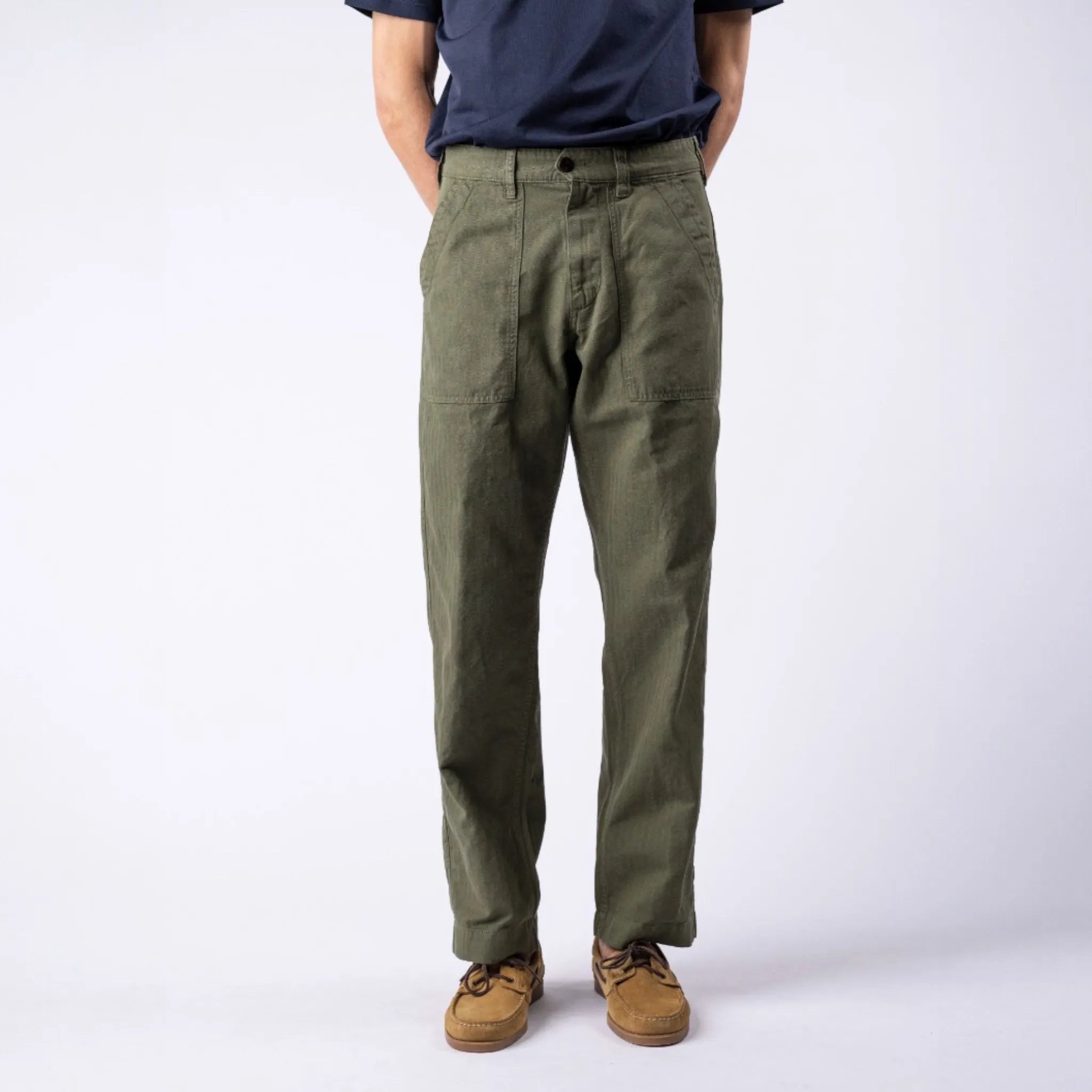 Herringbone Fatigue Green