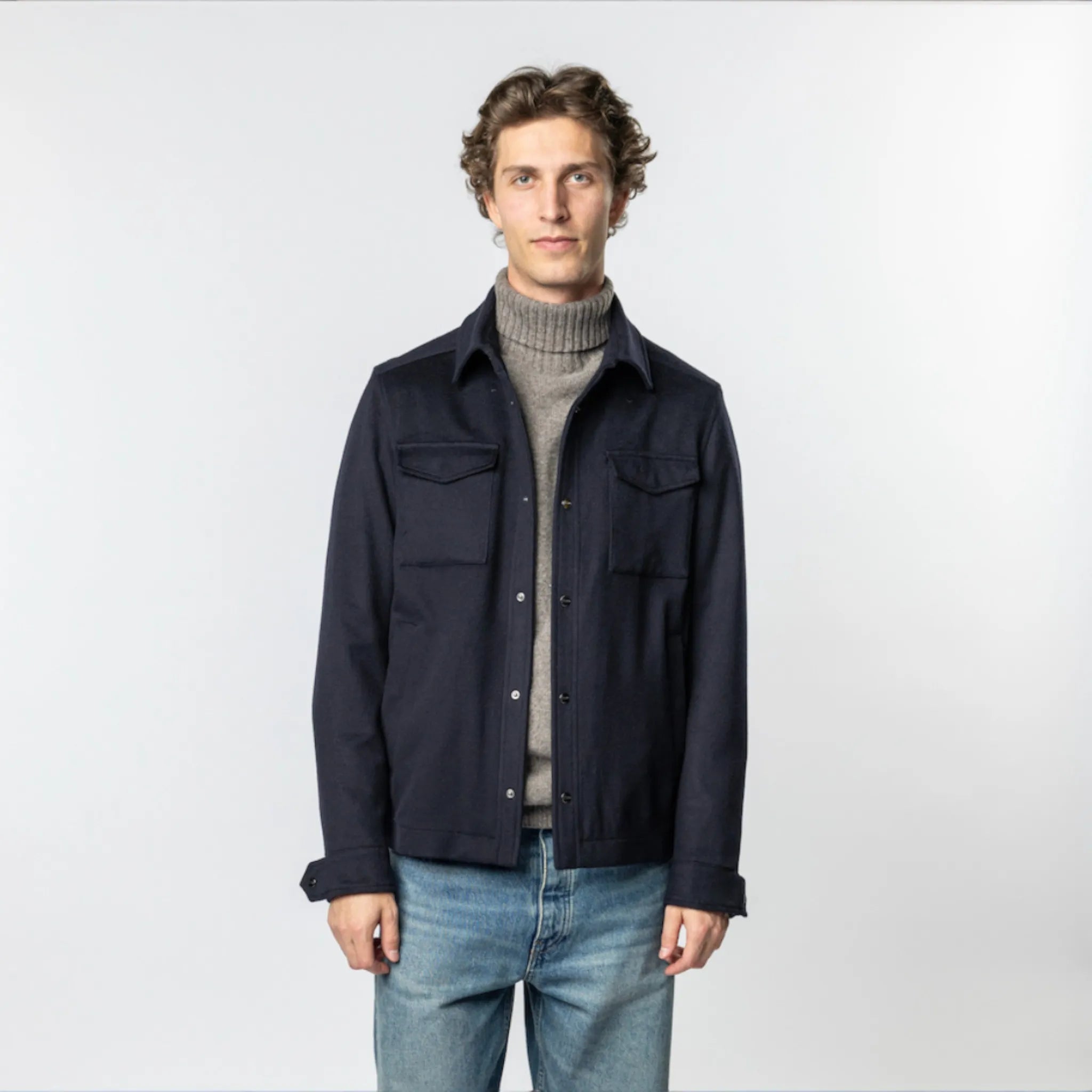 Herno Shirt Shacket Cashmere