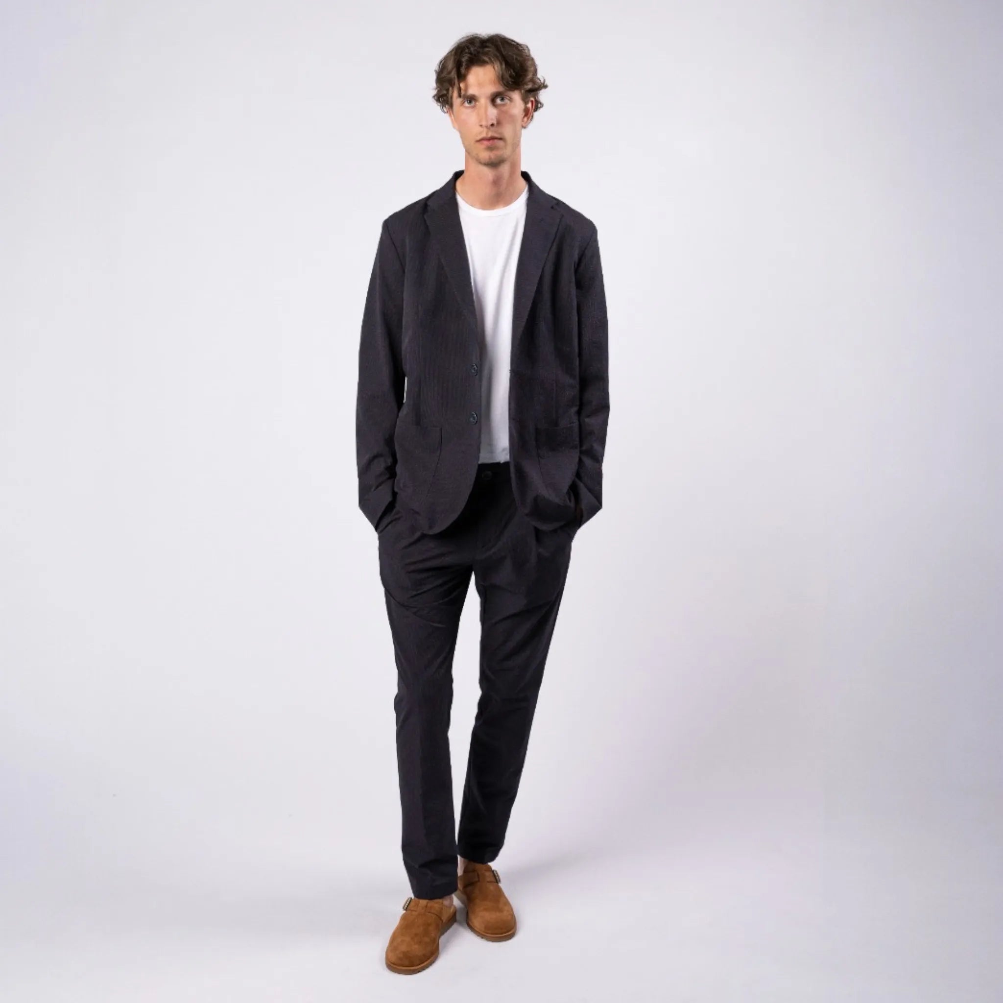 Seer-Crease Blazer