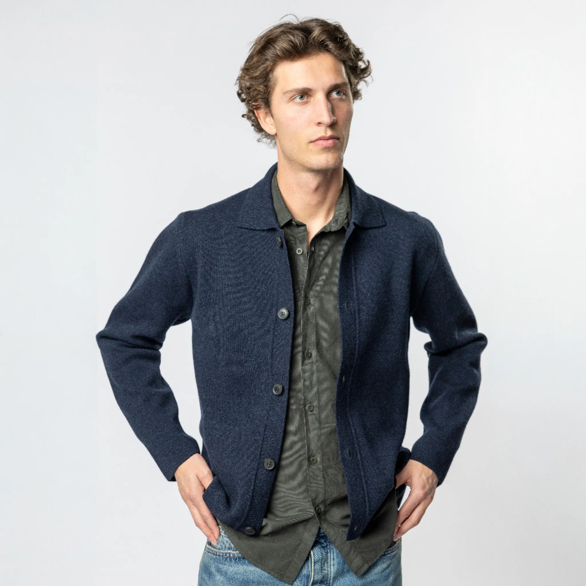 Sunspel Wool Twin Pocket Jakke