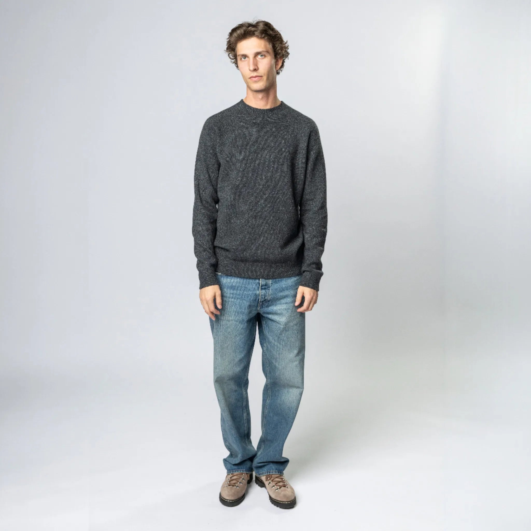 Sunspel Lambswool Crew Neck Jumper