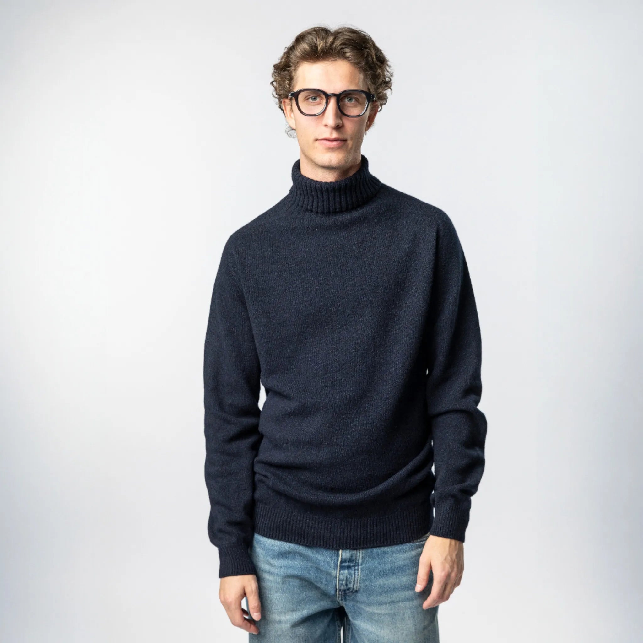 Sunspel Lambswool Roll Neck