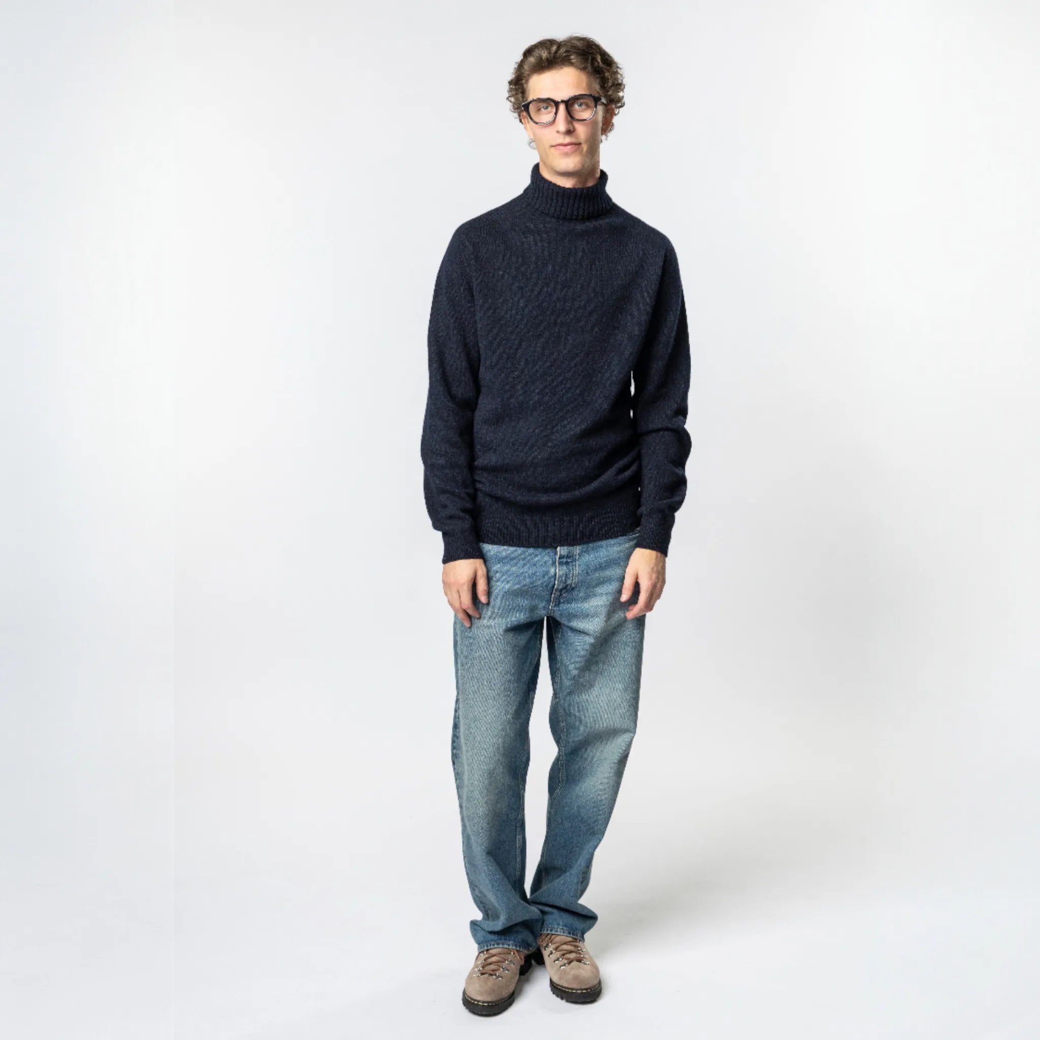 Sunspel Lambswool Roll Neck