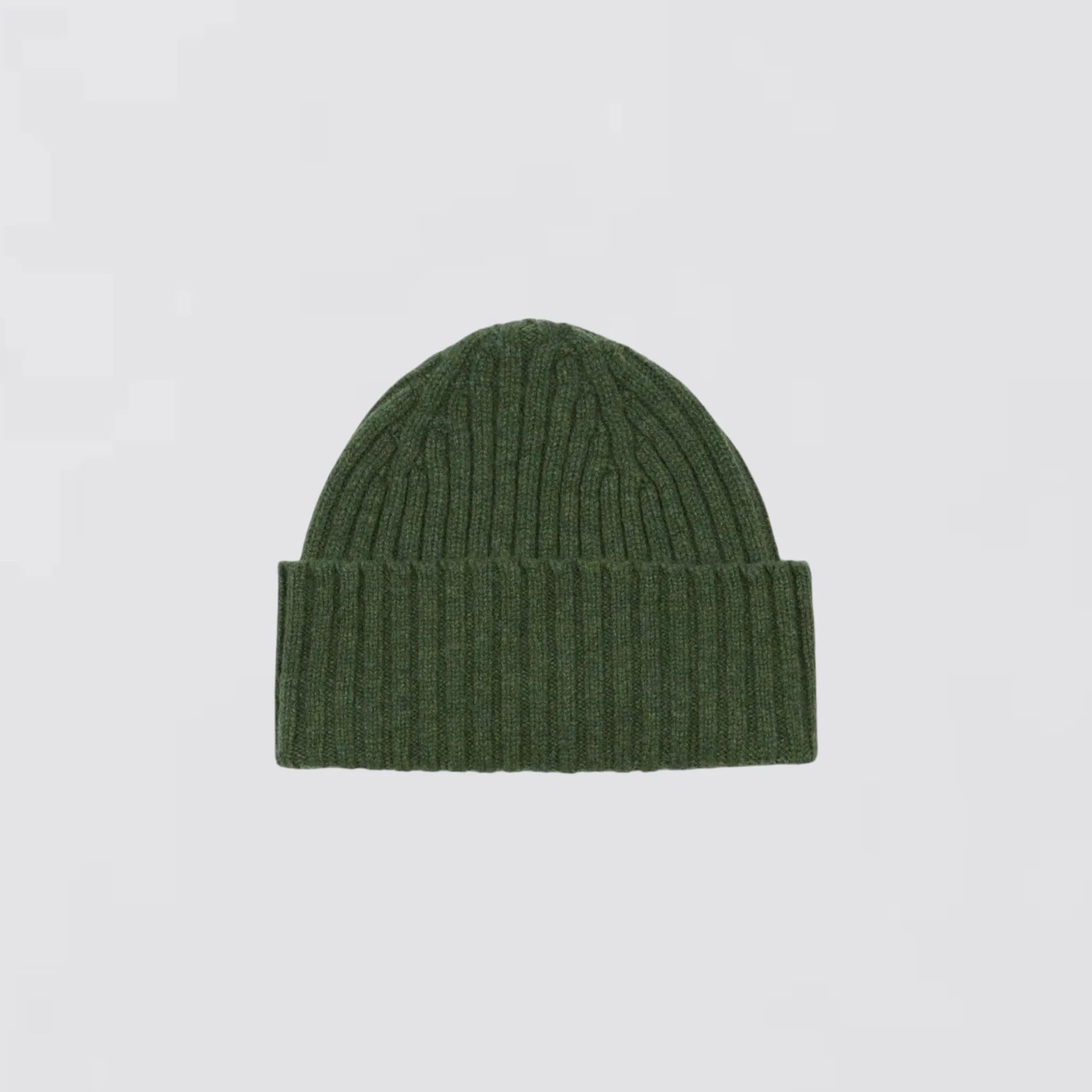 Lambswool Ribbed Green