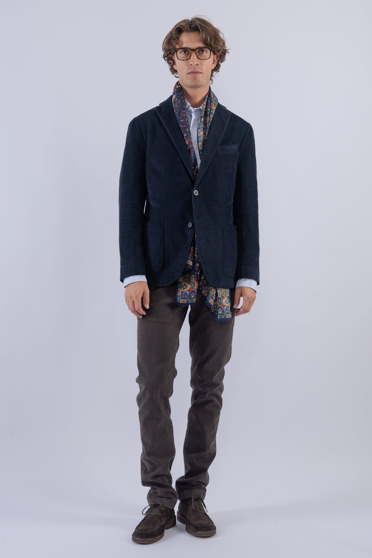 K-Jacket fløjl, Navy