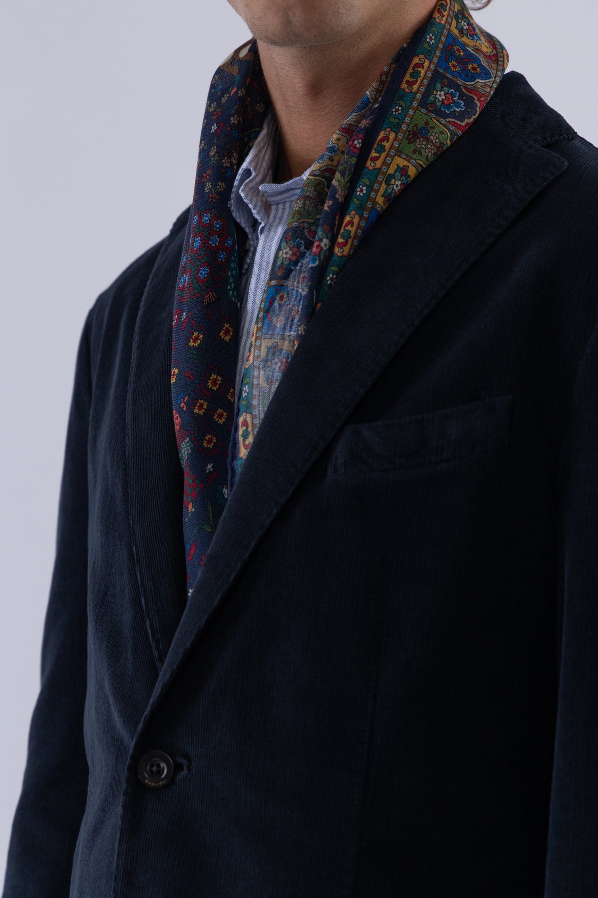 K-Jacket fløjl, Navy