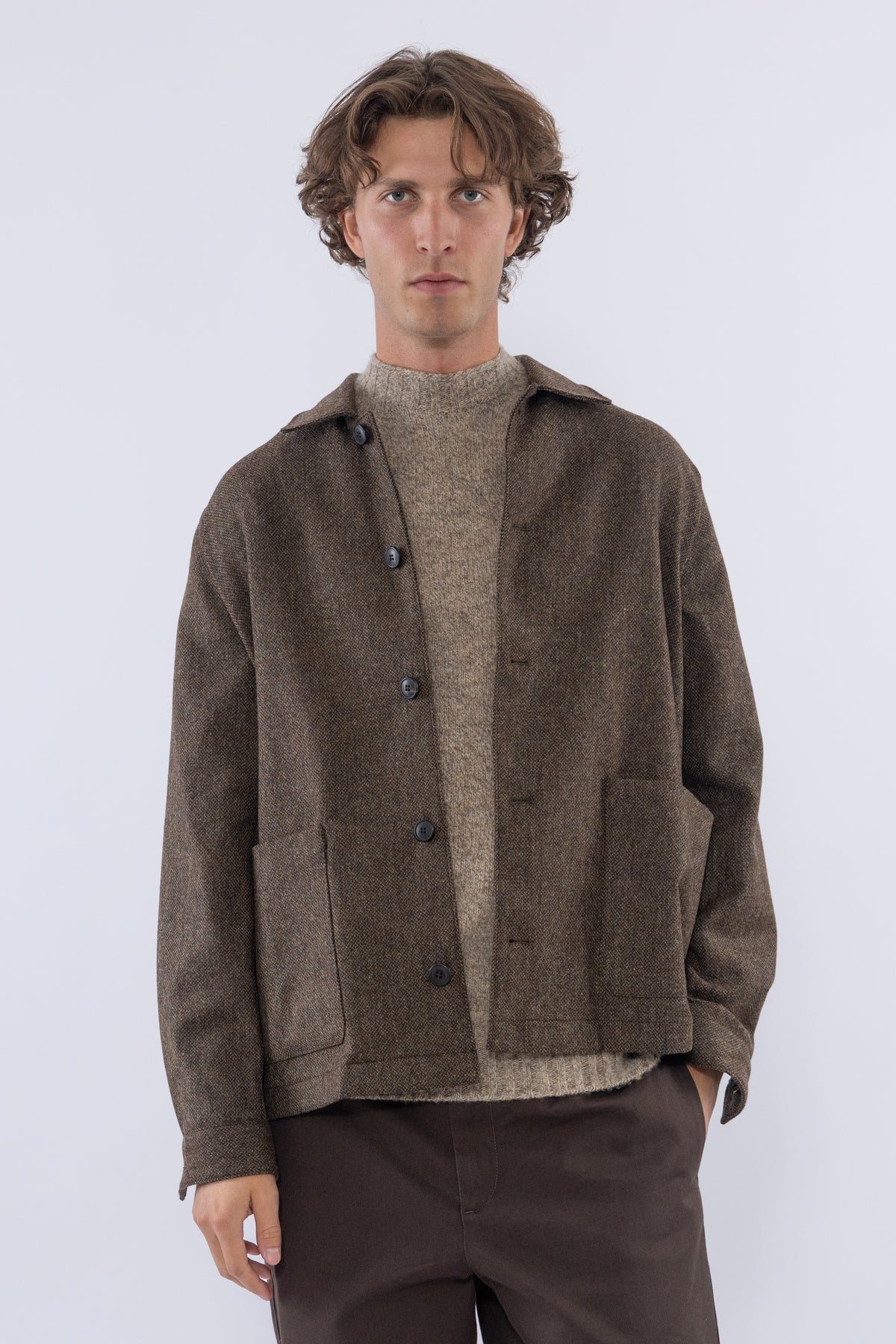 British Wool Jacket, Loden Green