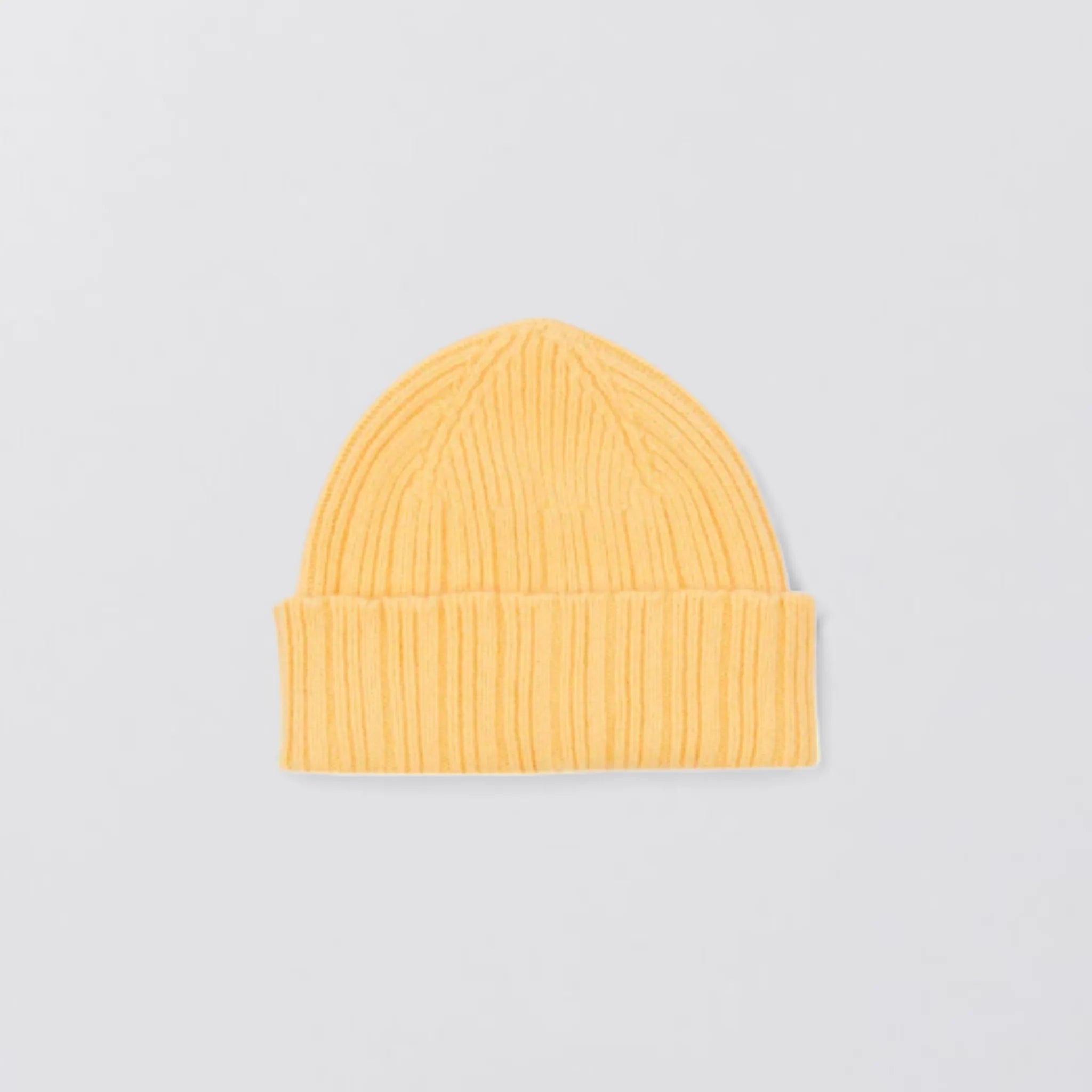 Lambswool Ribbed Yellow