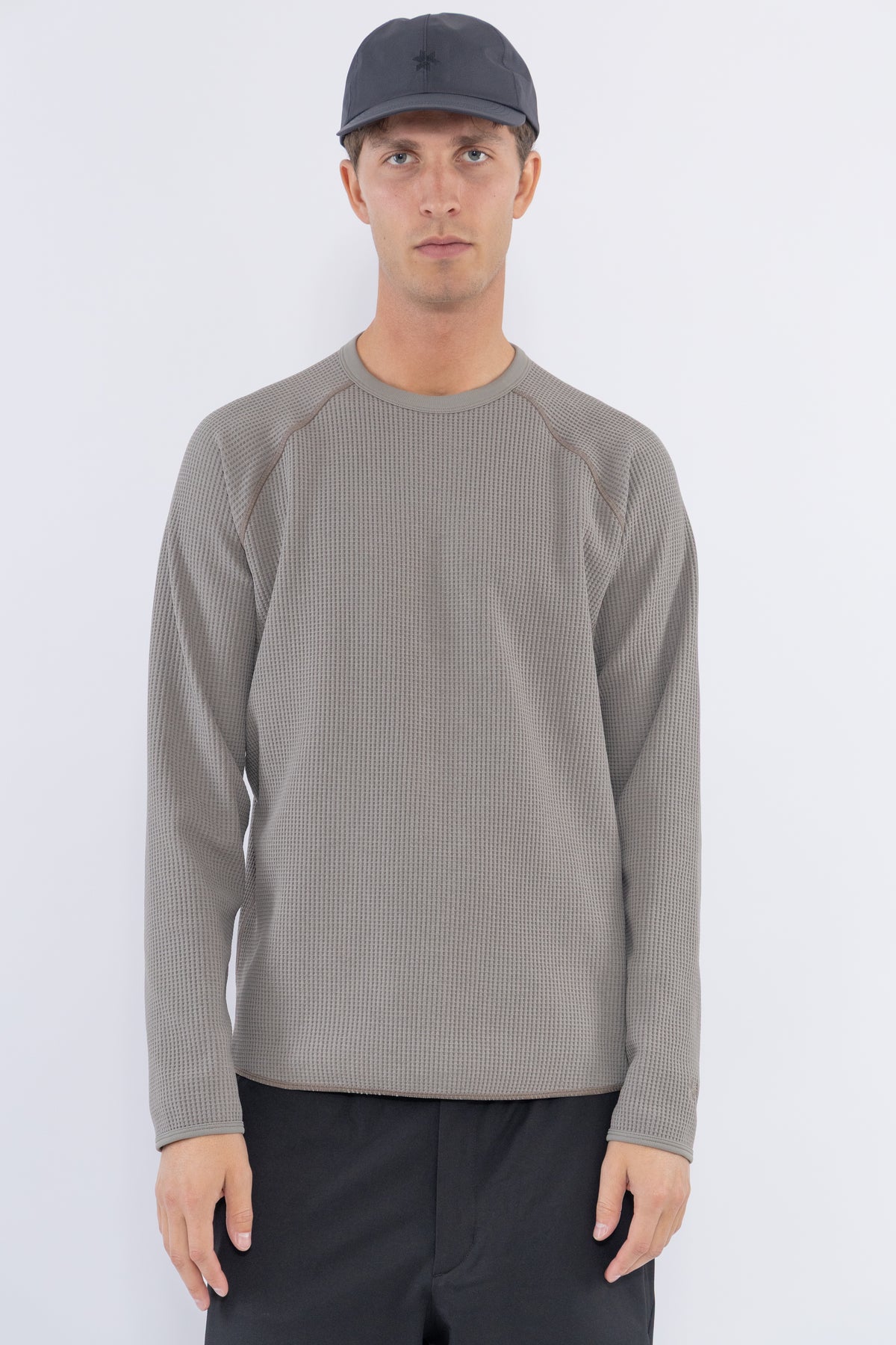 Waffle light l/s, Arid Beige