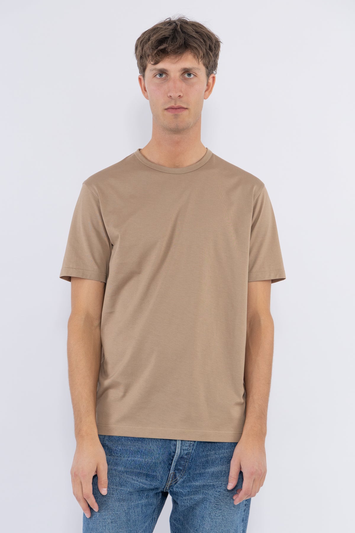 Sunspel Classic T-Shirt, Beige