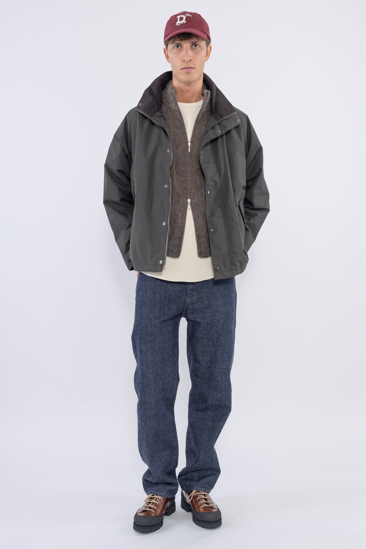 2L PERTEX UNLIMITED Field Short Jacket, Dark Olive