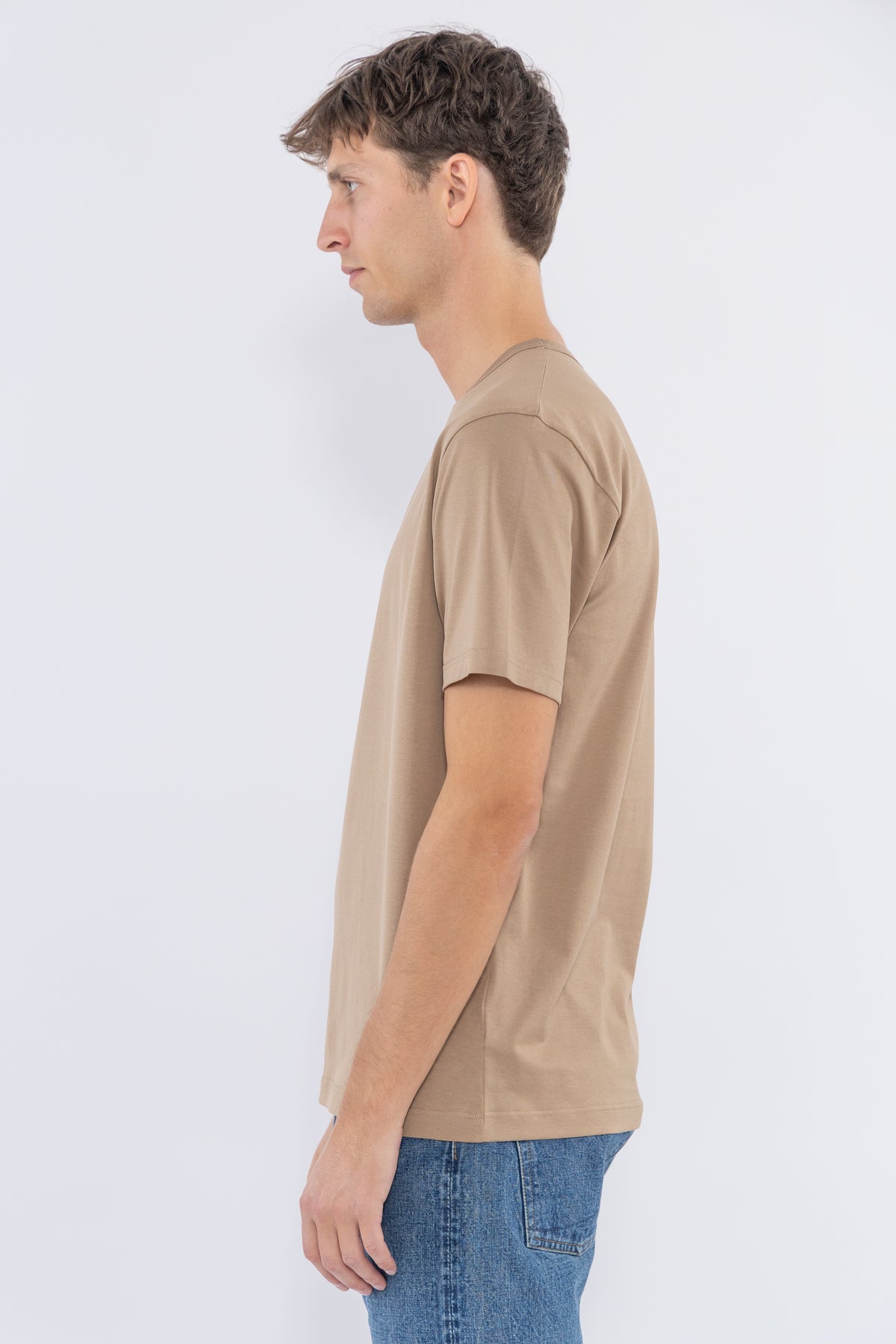 Sunspel Classic T-Shirt, Beige