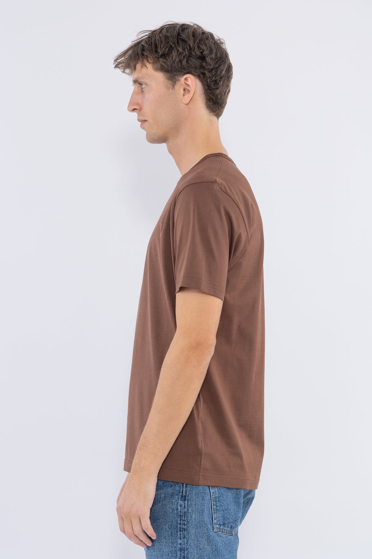 Sunspel Classic T-Shirt, Chestnut