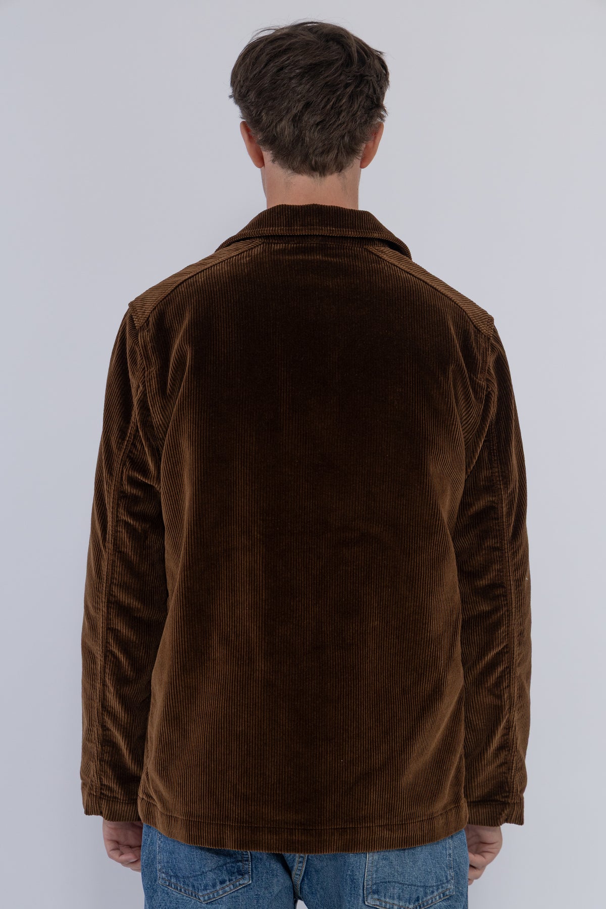 Cord DB Chore Jacket, Brown