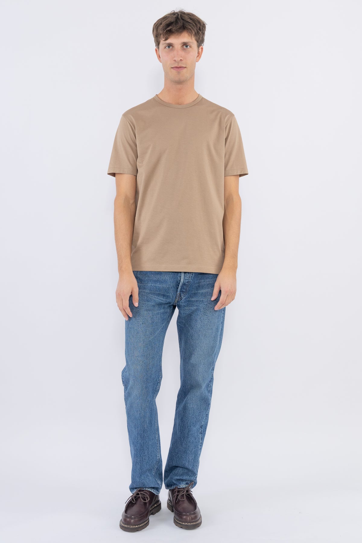 Sunspel Classic T-Shirt, Beige