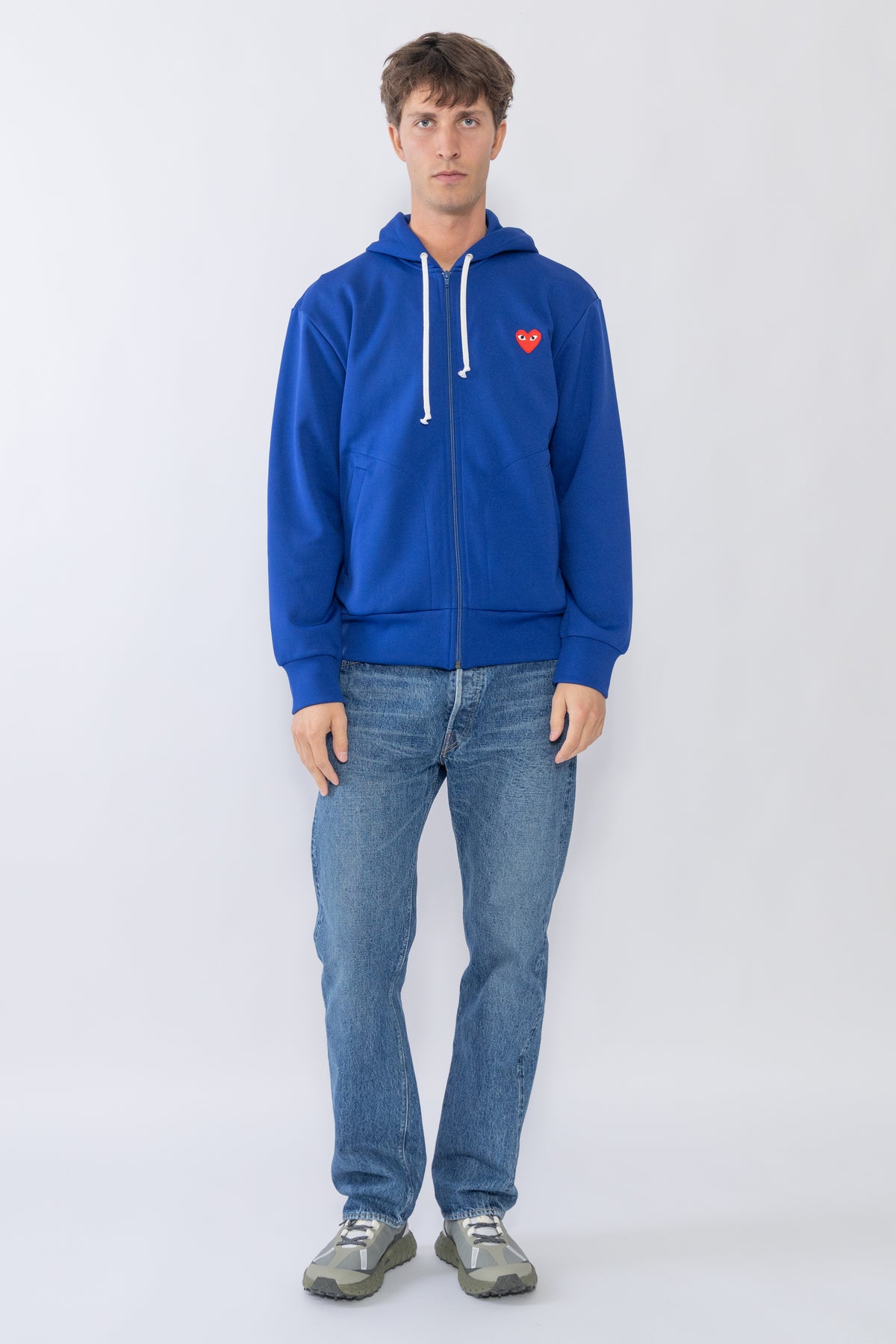 Hoodie Zip, Blue