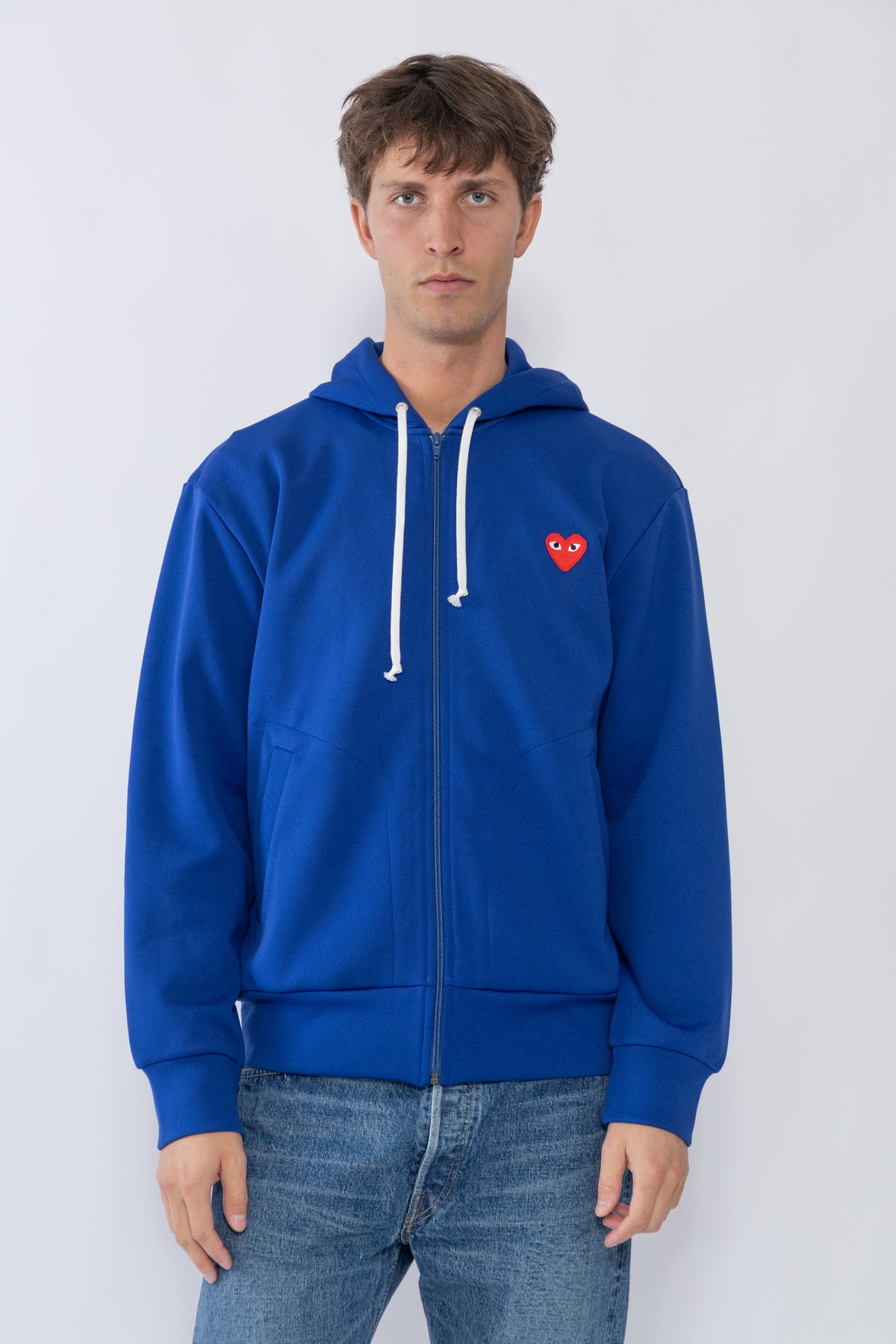 Hoodie Zip, Blue