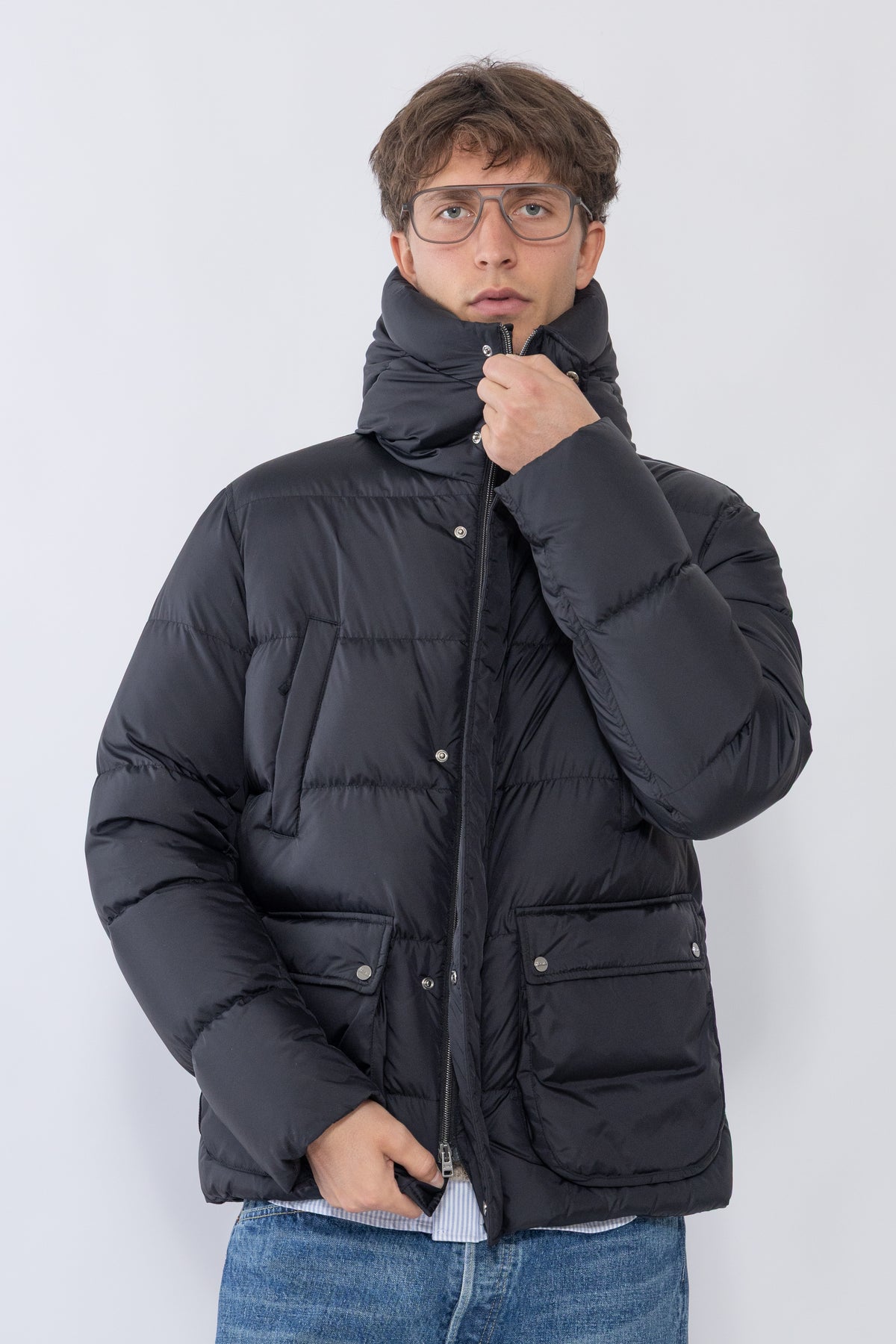Bomber Nylona Chamonix, Black