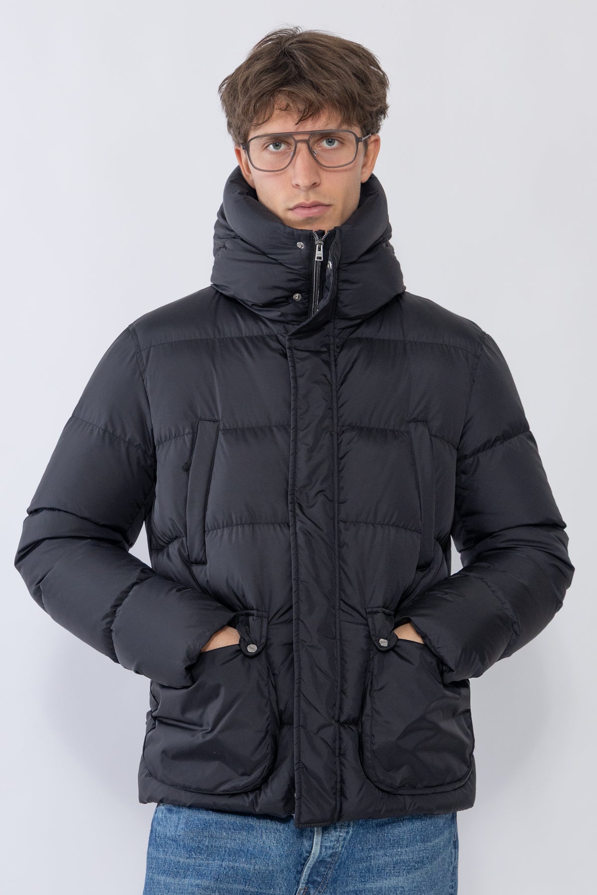 Bomber Nylona Chamonix, Black