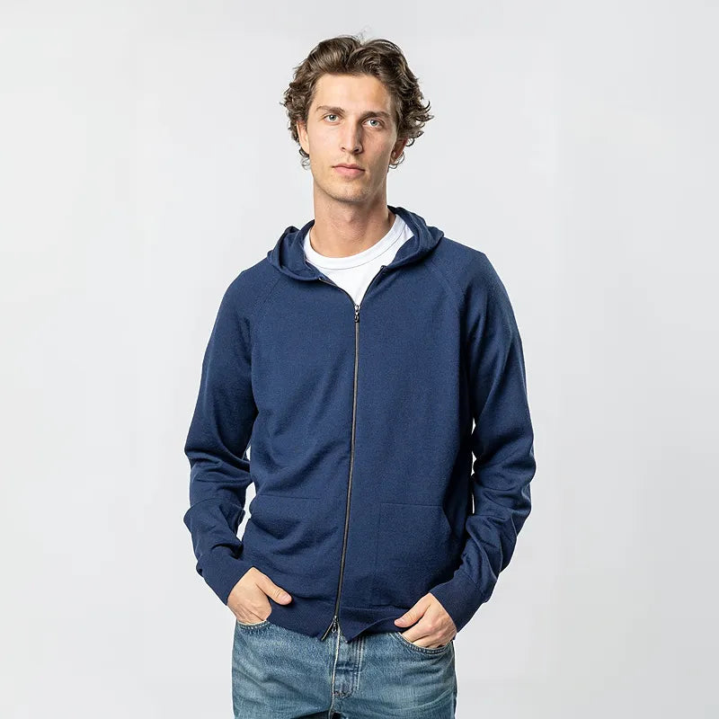 John Smedley Merino Wool Hoody