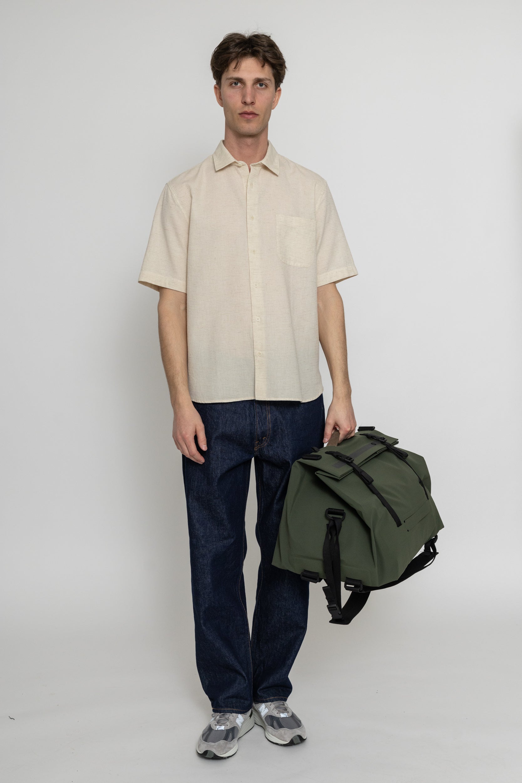 Linen shirt-Ecru
