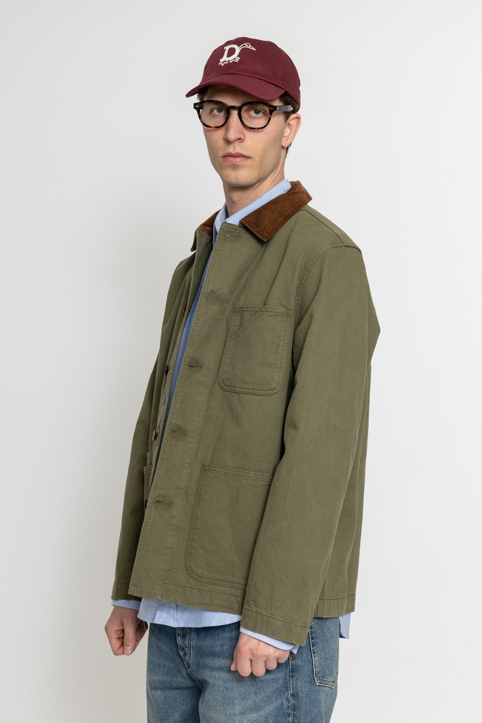 twill fatigue jacket