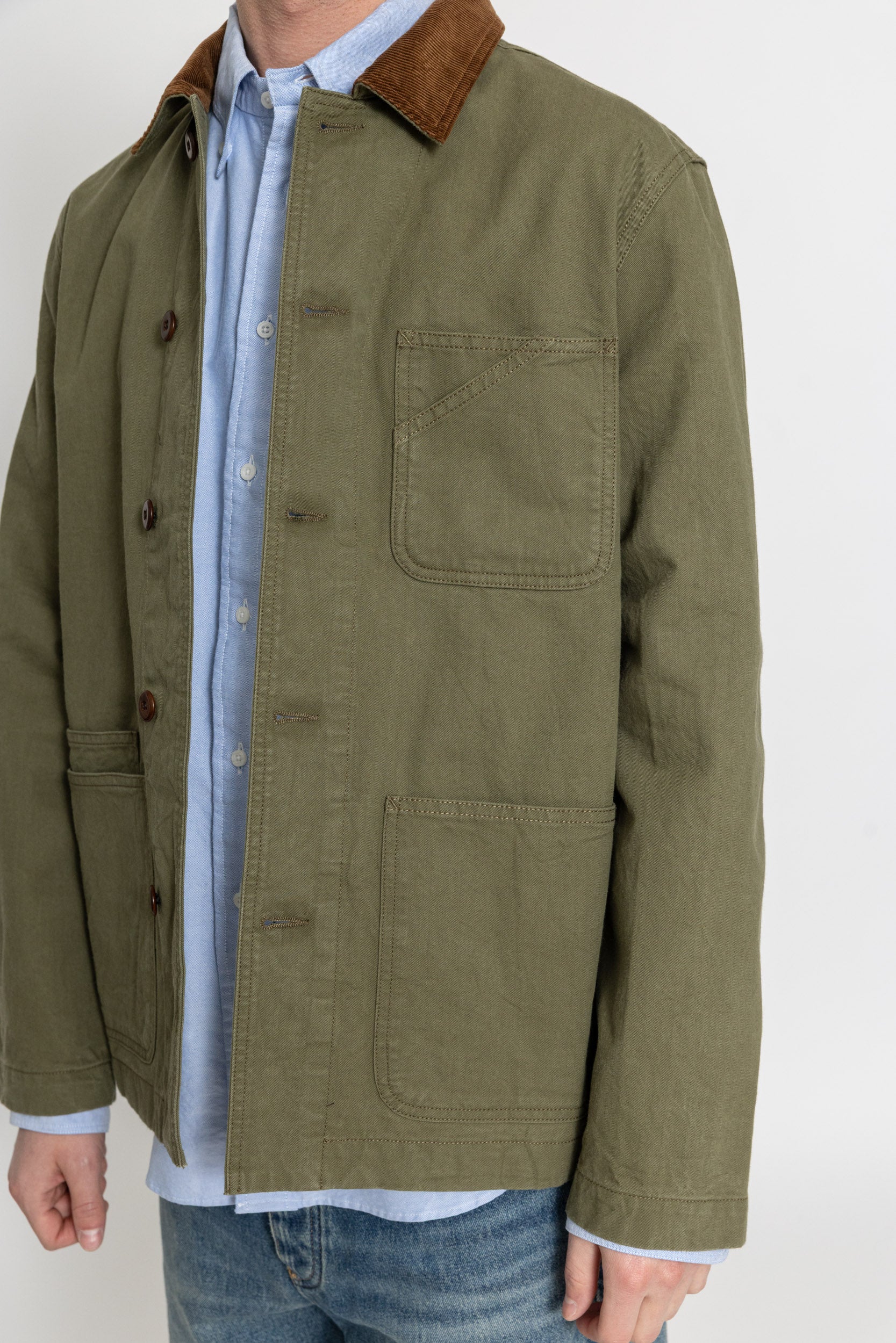 twill fatigue jacket