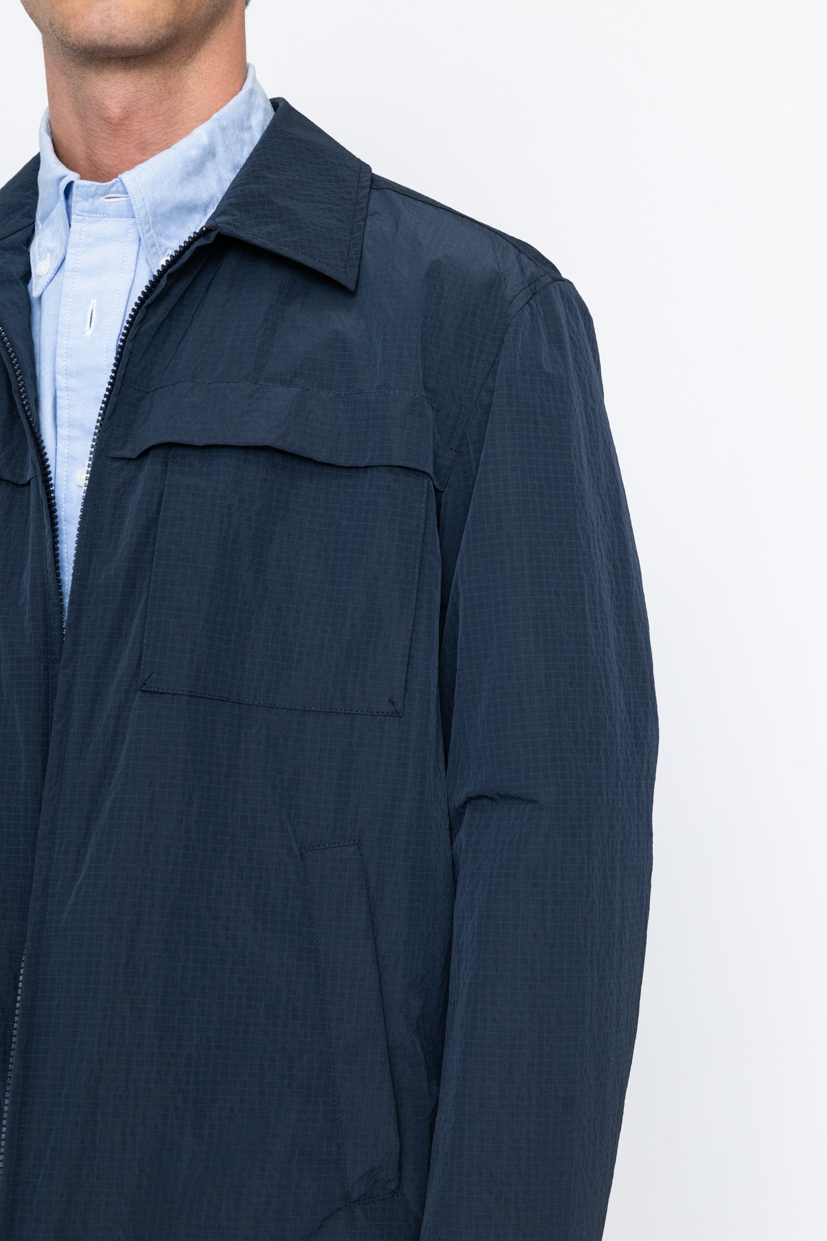 Tropical Ripstop pattern Blue