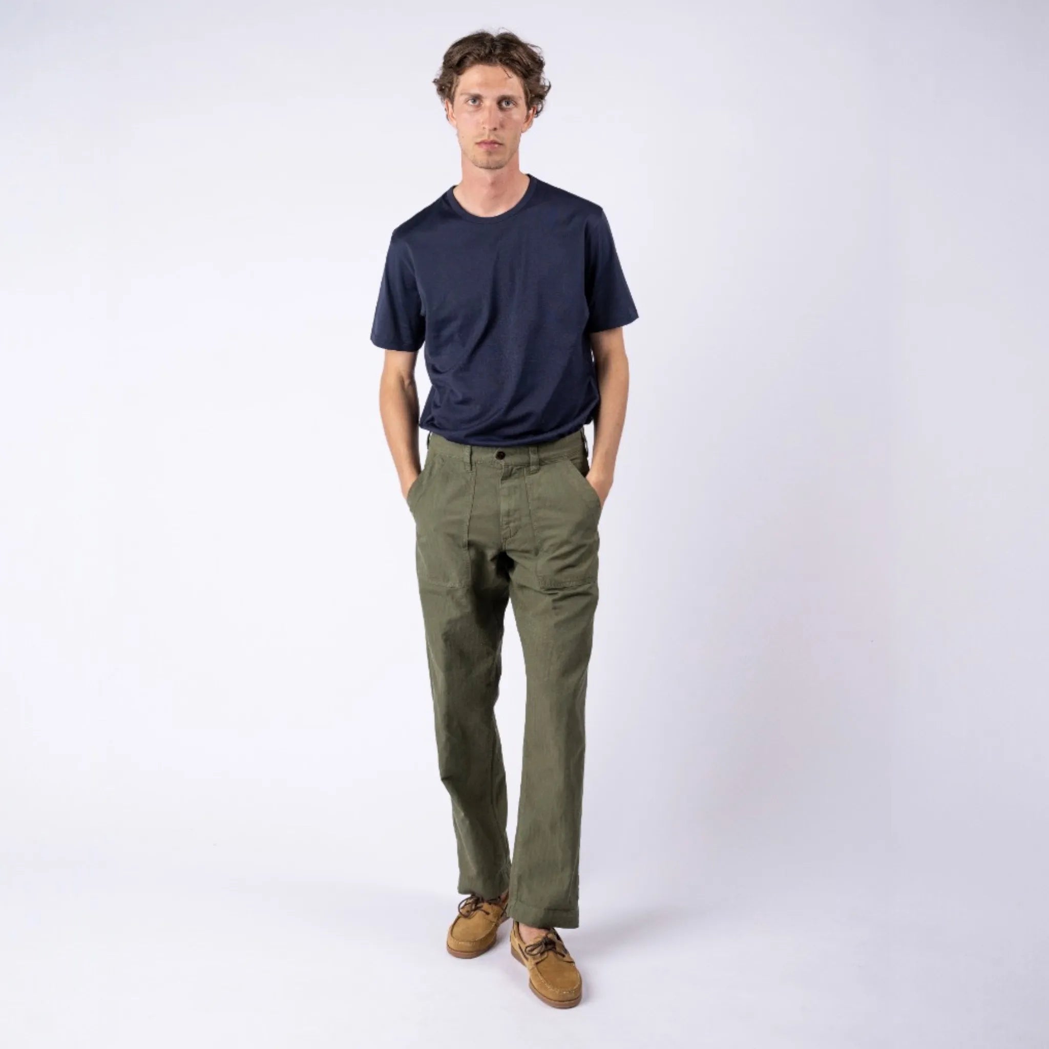 Herringbone Fatigue Green