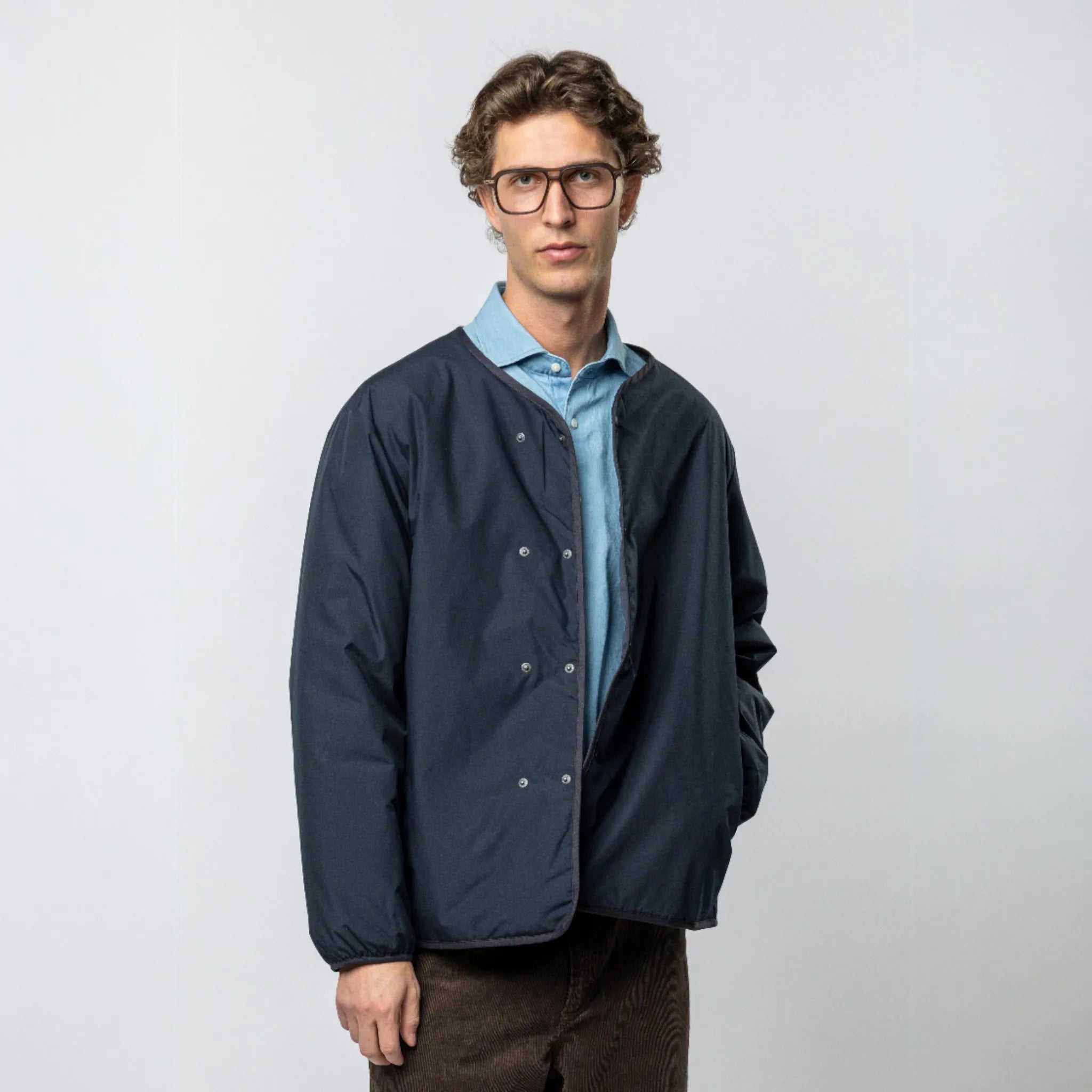 Nanamica Reversible Down Cardigan