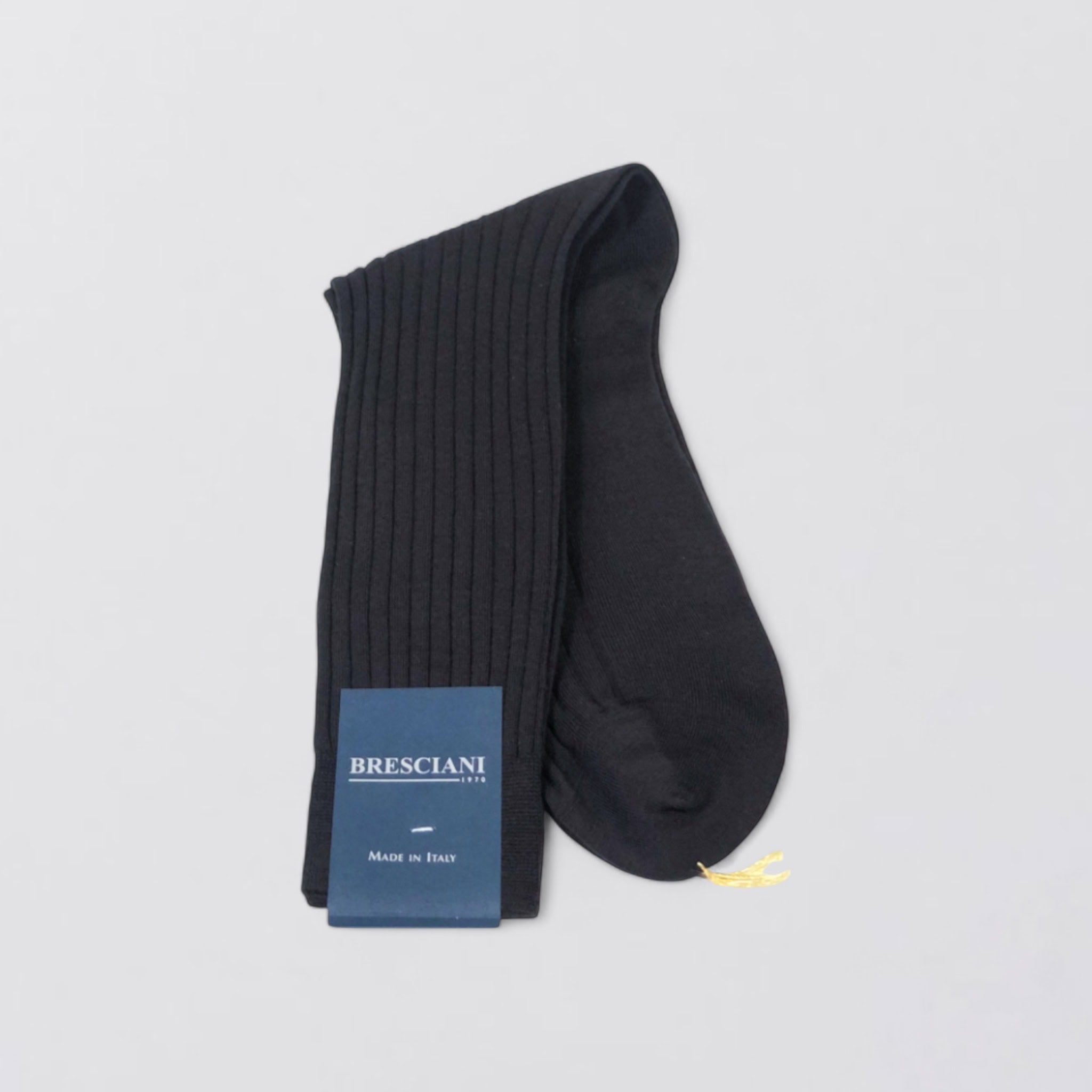 Bresciani Dress Socks - Caffe