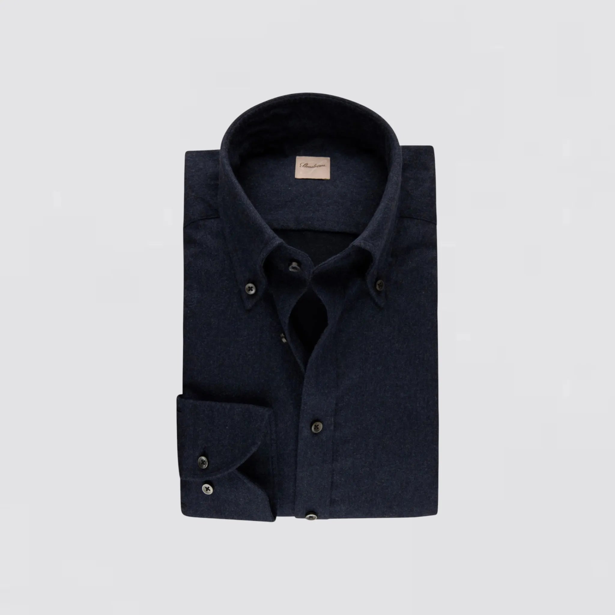 Stenströms Navy Flanell Shirt
