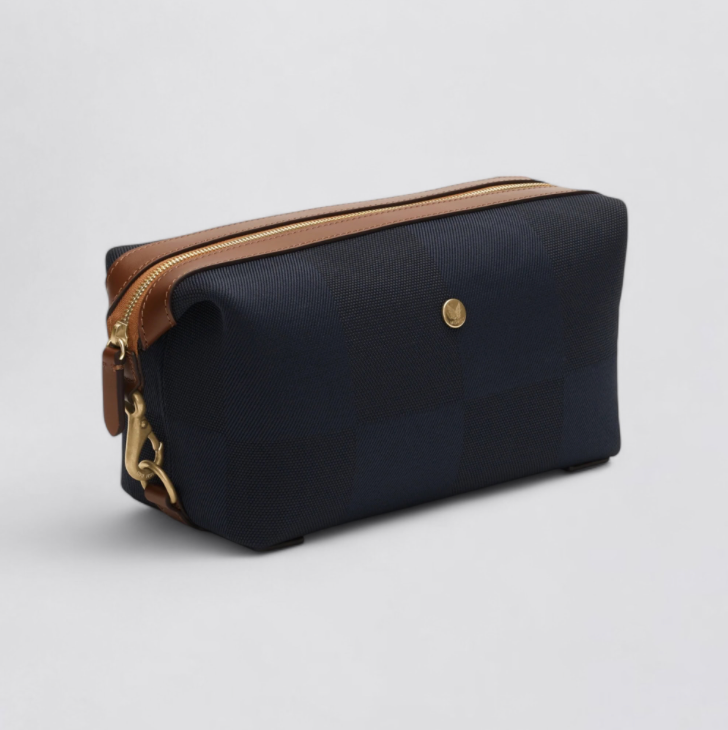 Washbag Pioneer Blue / Cuoio