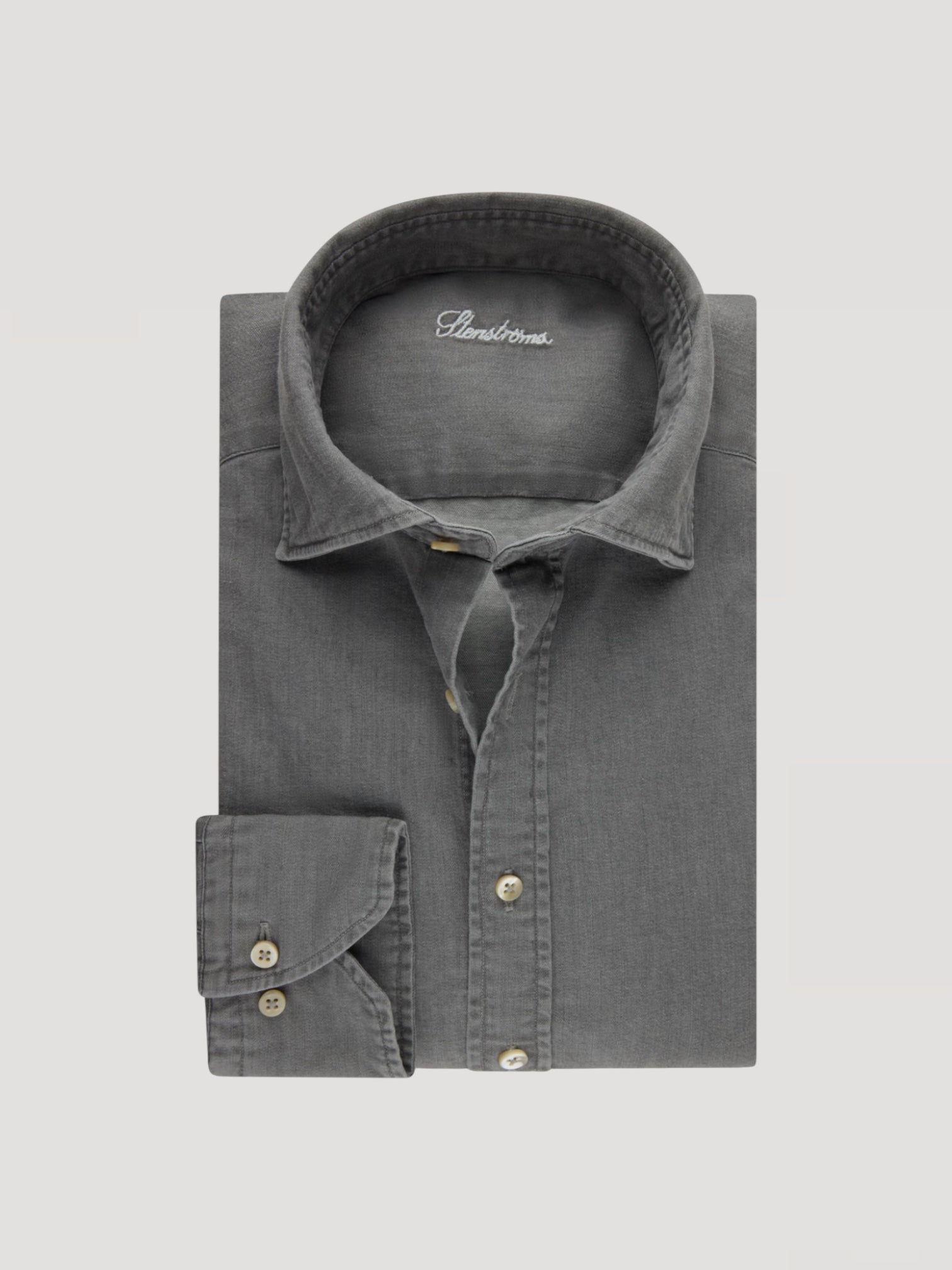 Grey denim shirt