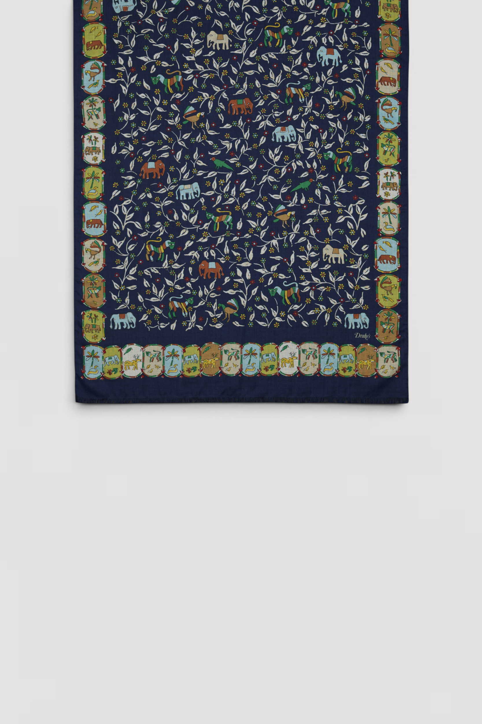 Wool Silk Scarf
