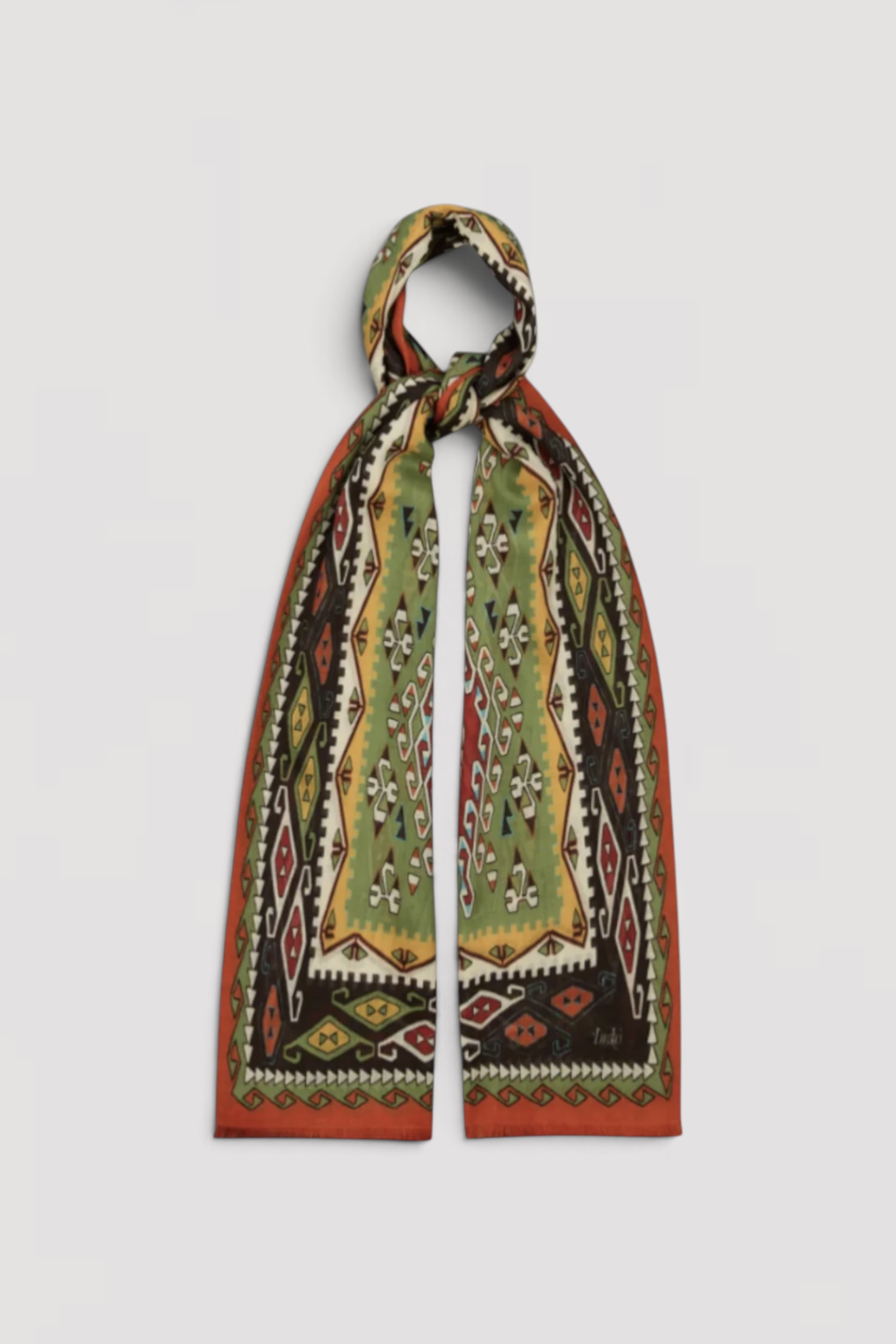 Wool Silk Scarf