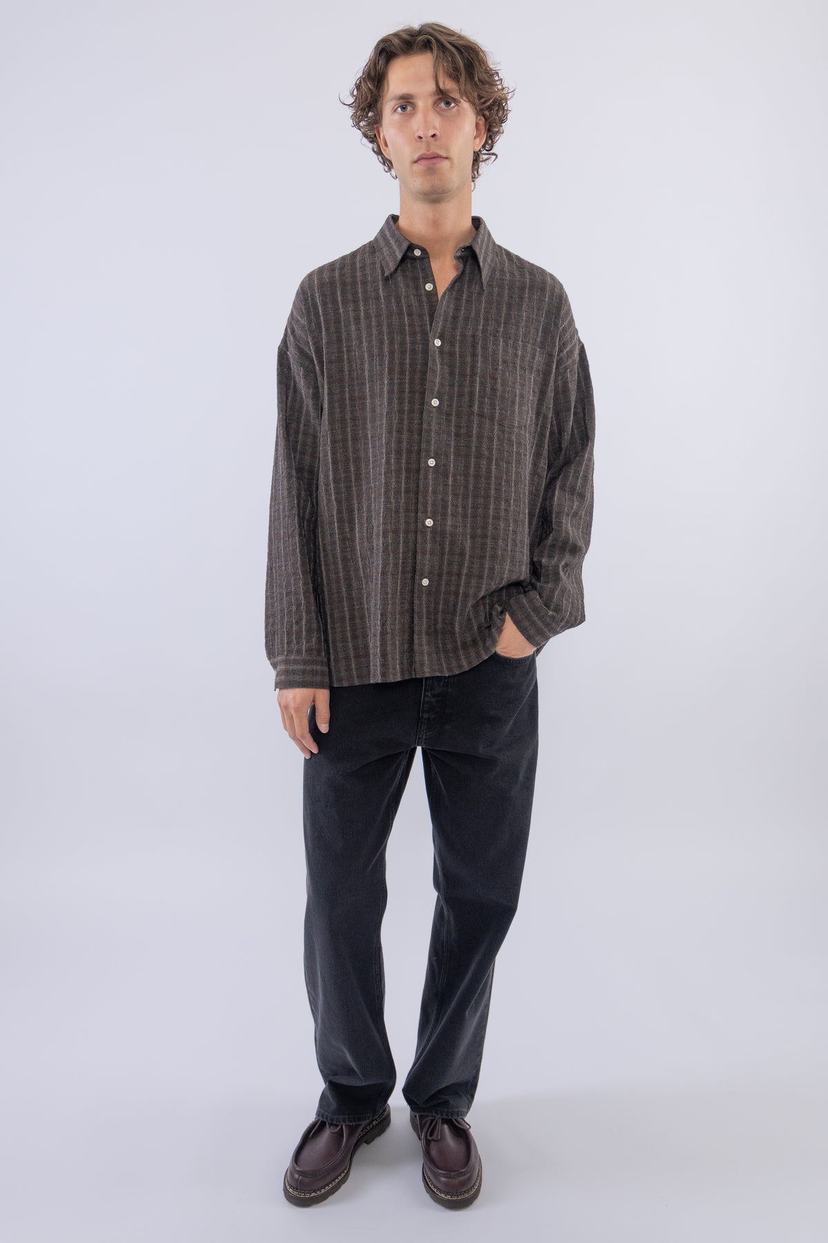 Stable Shirt, Chocolate