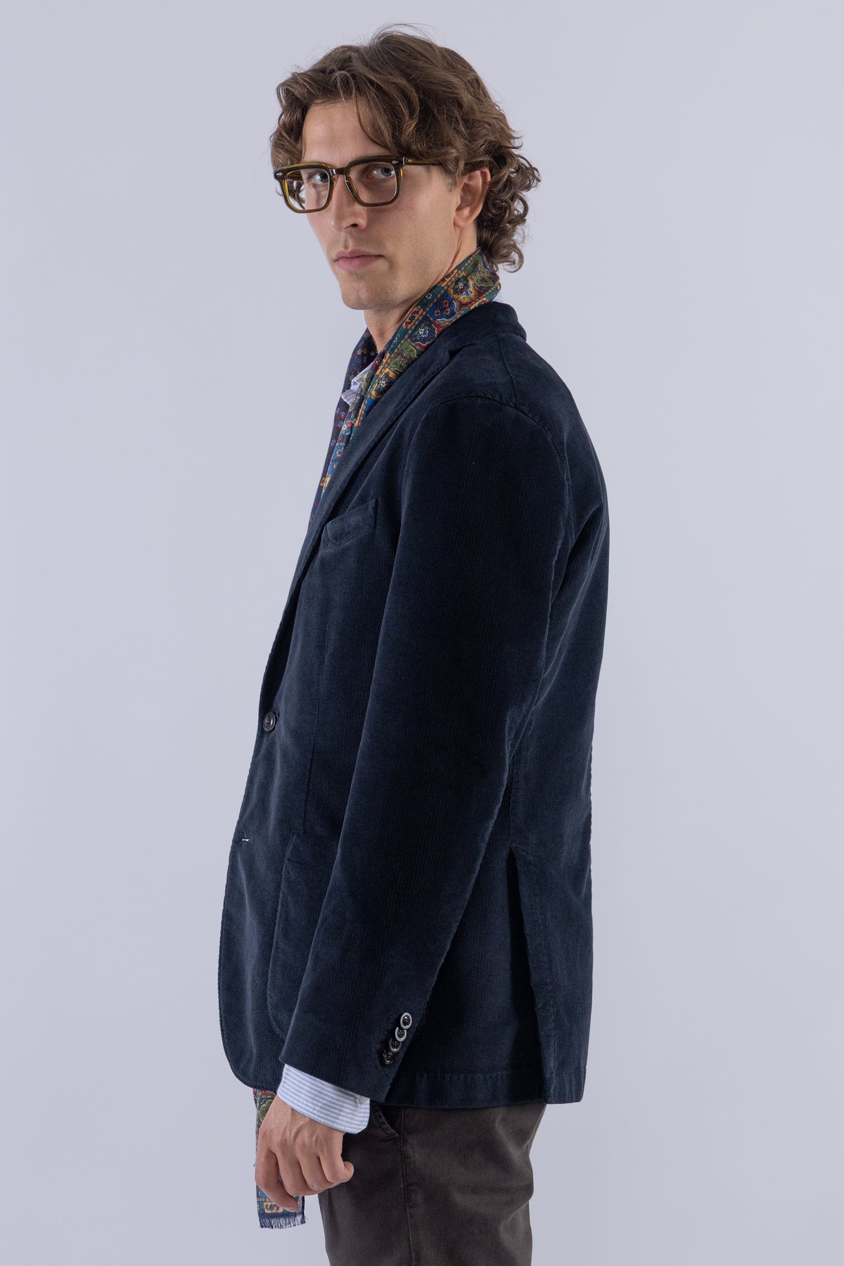 K-Jacket fløjl, Navy