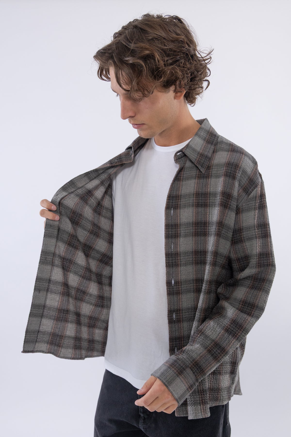 Studio Shirt, Brown
