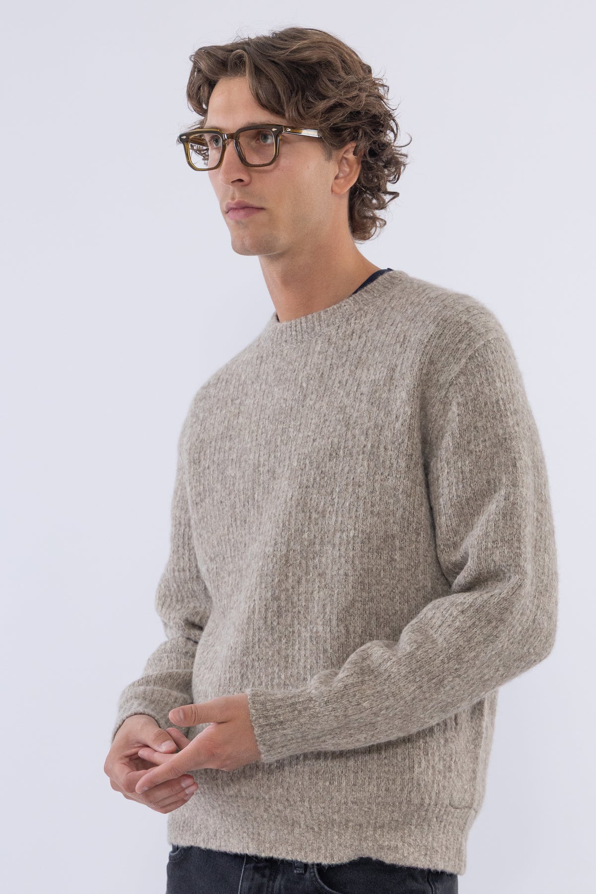 Yak Sweater, Dark Oat