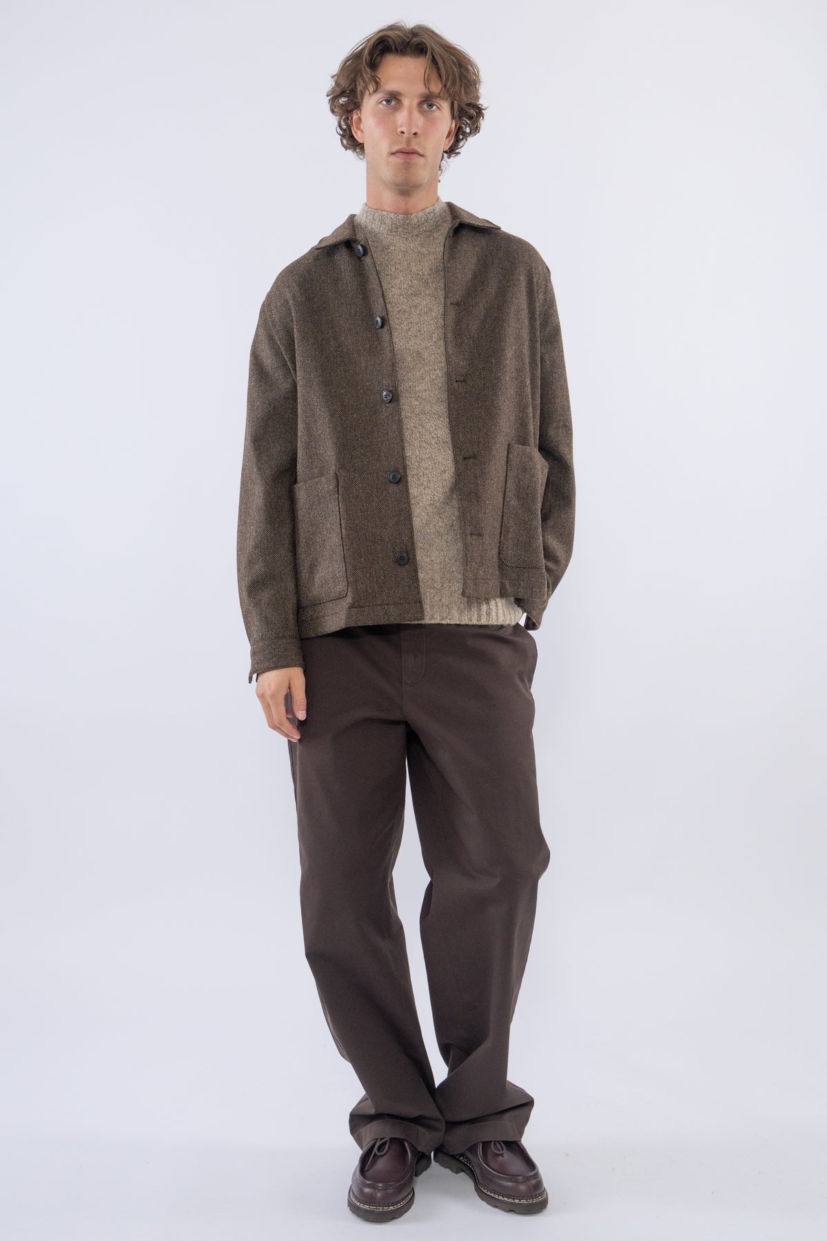 British Wool Jacket, Loden Green