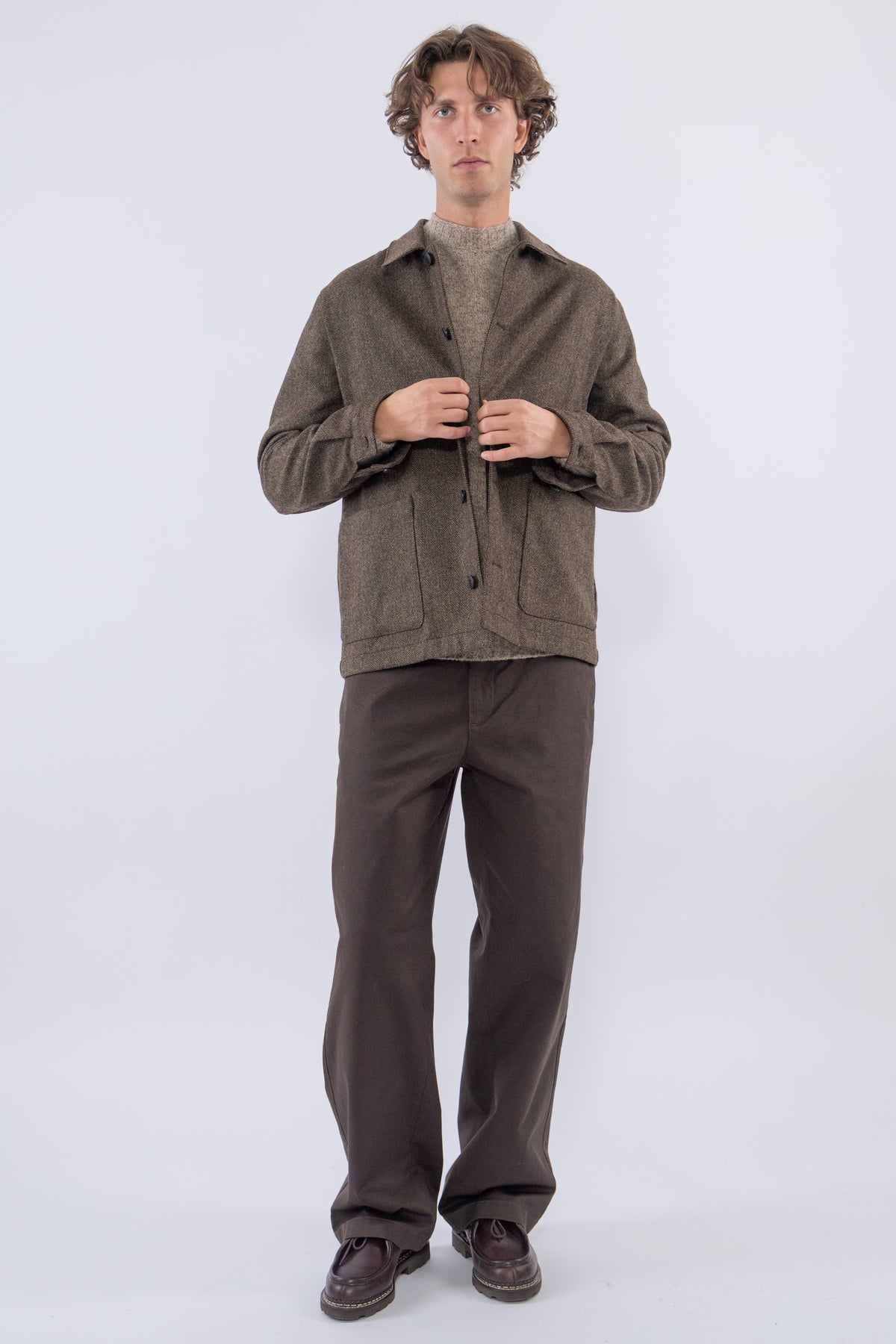 British Wool Jacket, Loden Green