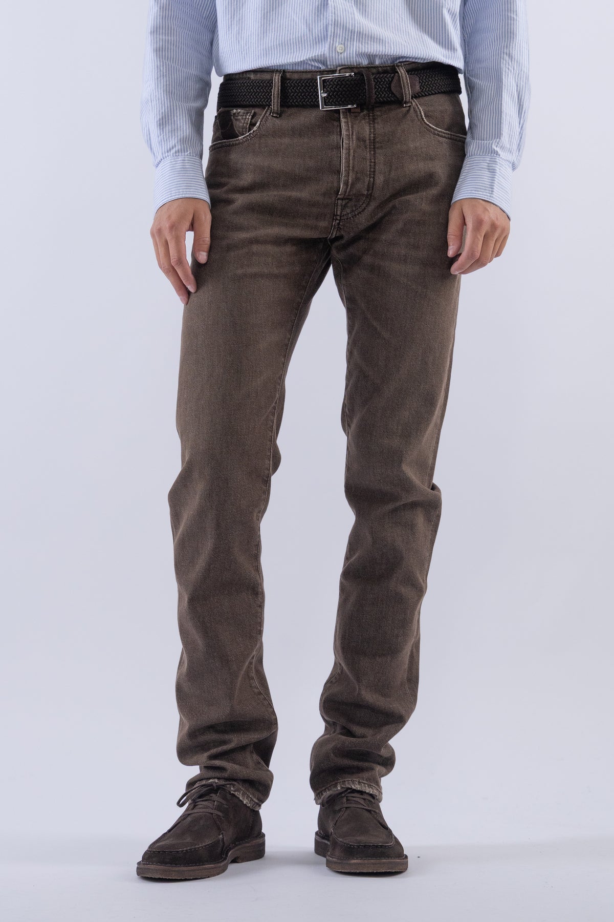 Bard 5-pocket Jeans, Brown
