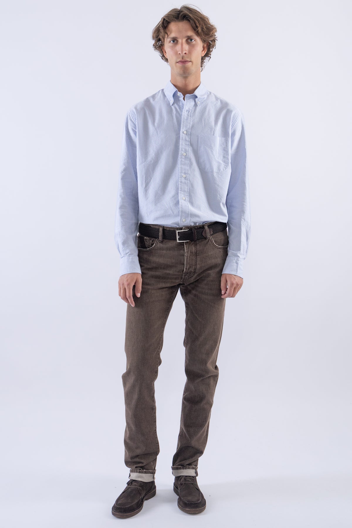 Bard 5-pocket Jeans, Brown