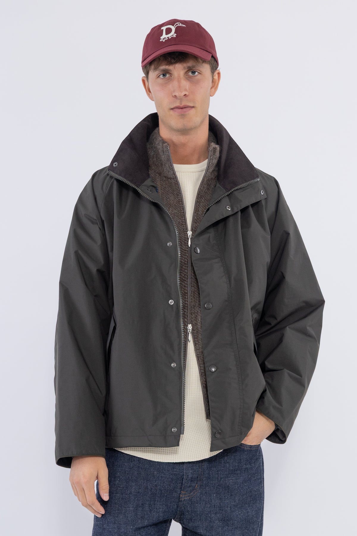 2L PERTEX UNLIMITED Field Short Jacket, Dark Olive