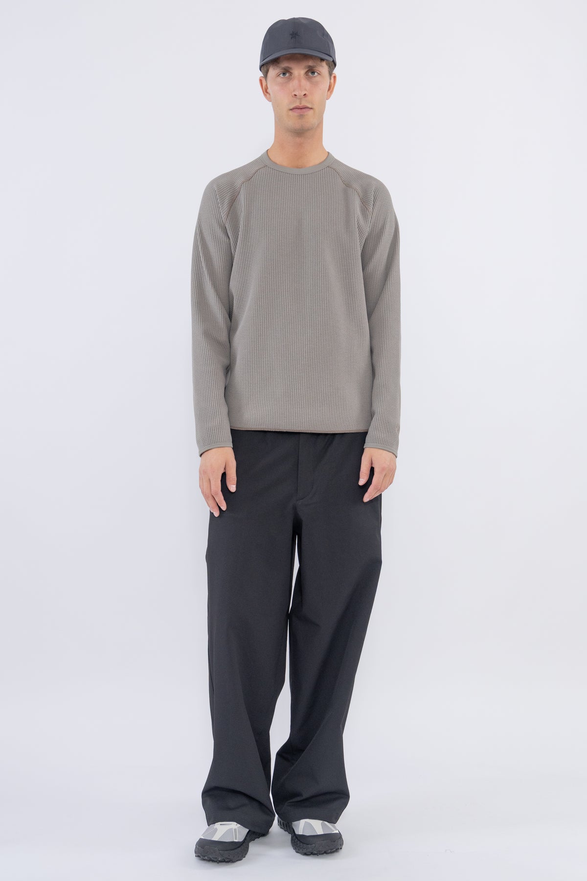 Waffle light l/s, Arid Beige