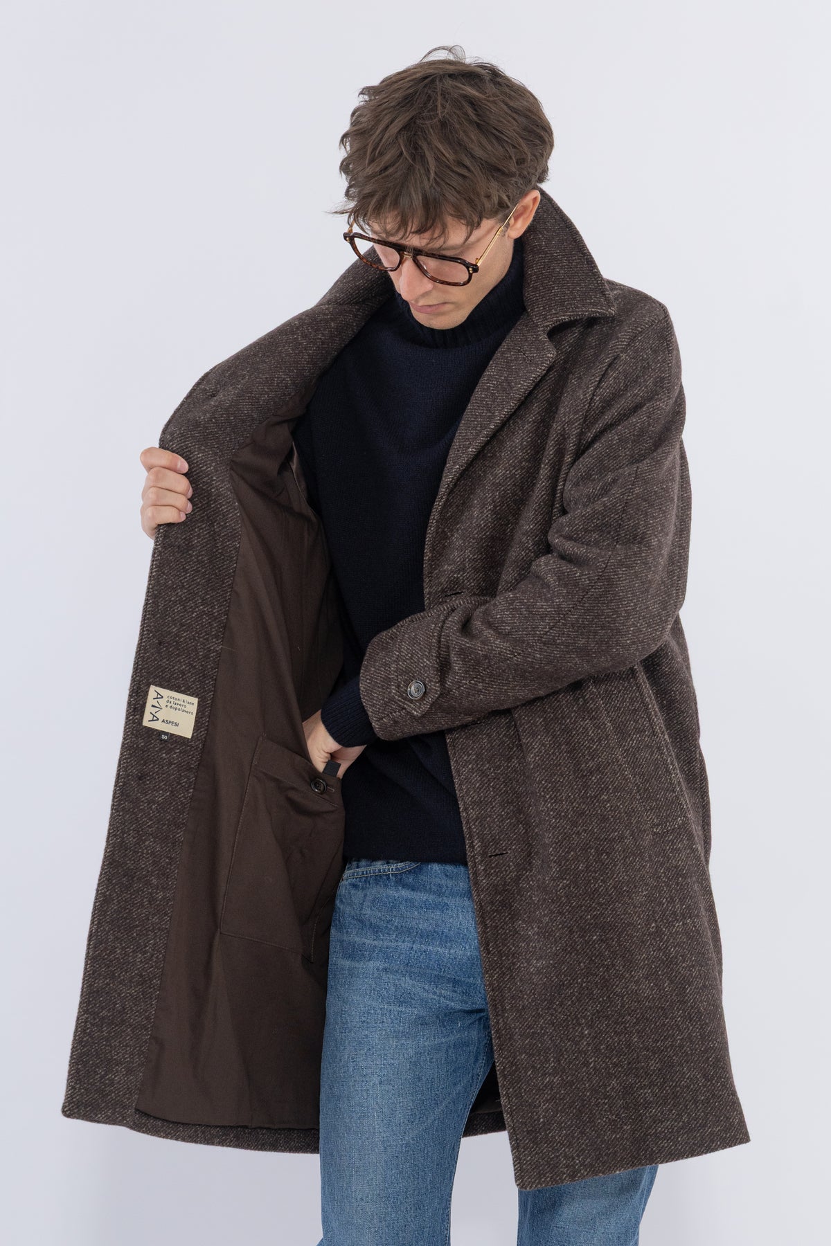 Cappotto Wool Coat, Brown