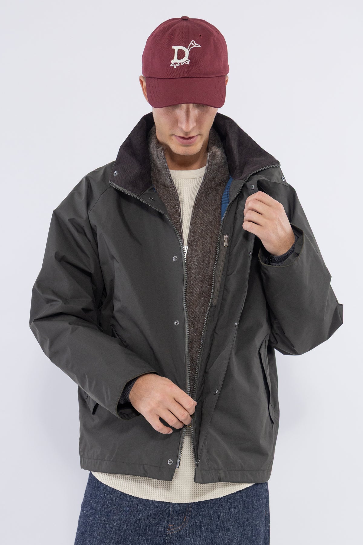 2L PERTEX UNLIMITED Field Short Jacket, Dark Olive