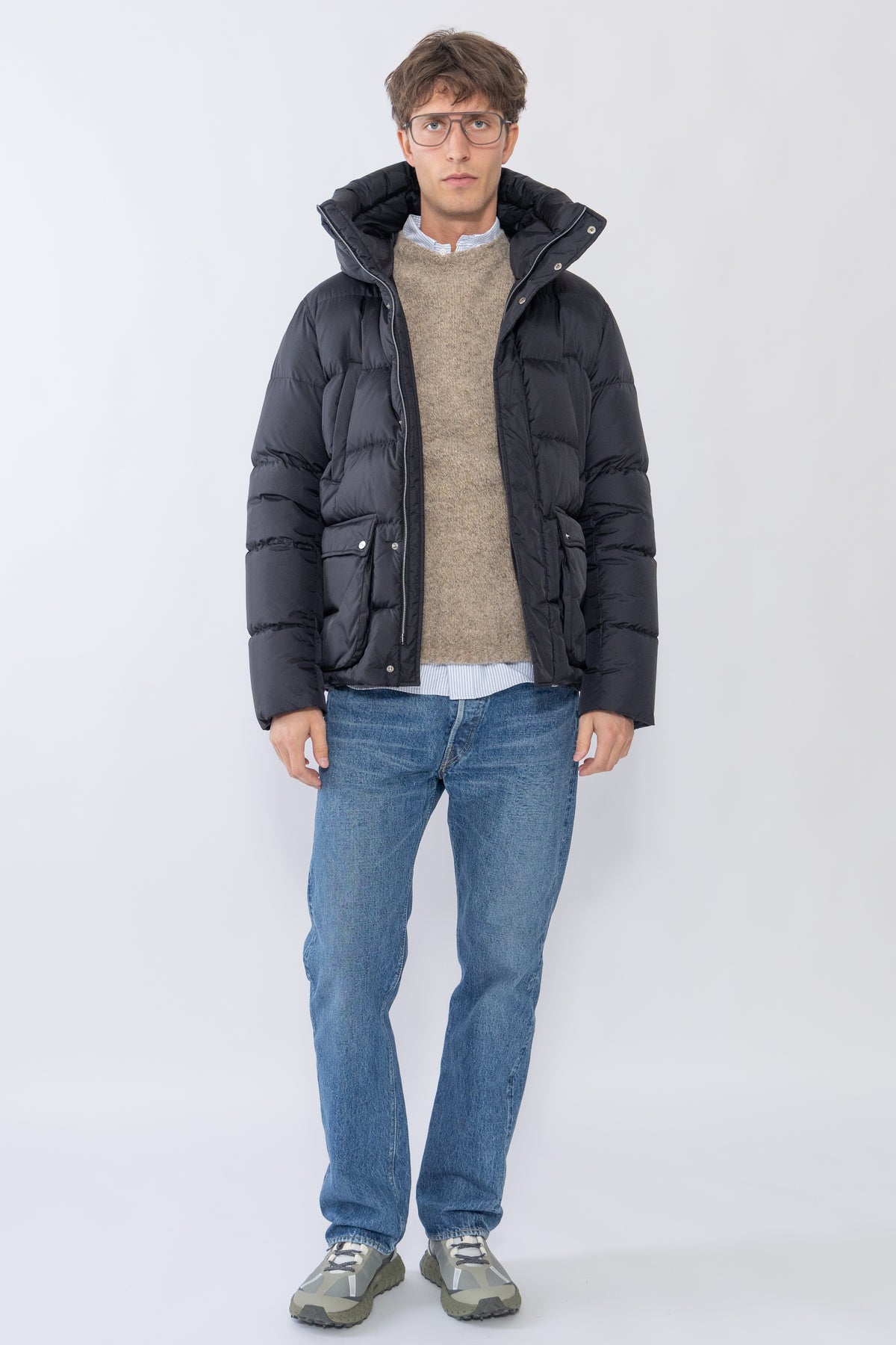 Bomber Nylona Chamonix, Black