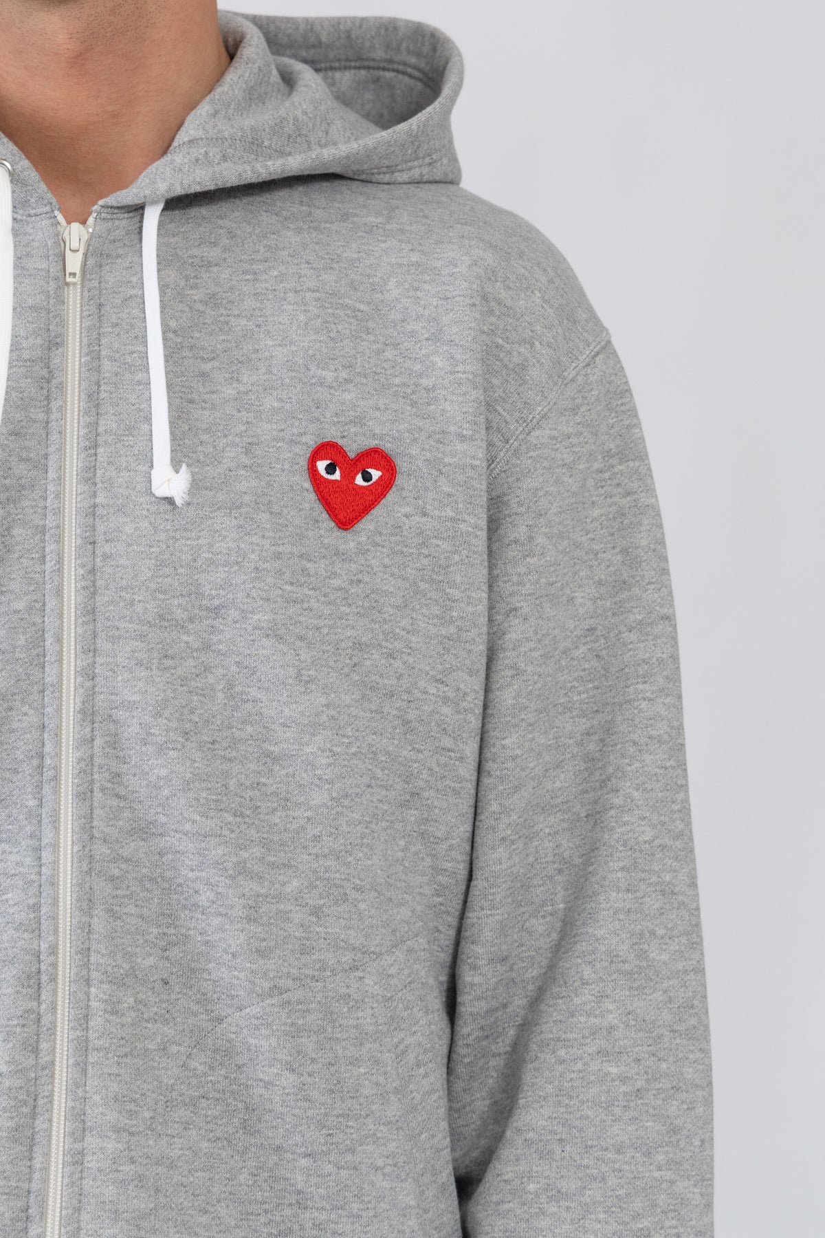 Hoodie Zip, Grey